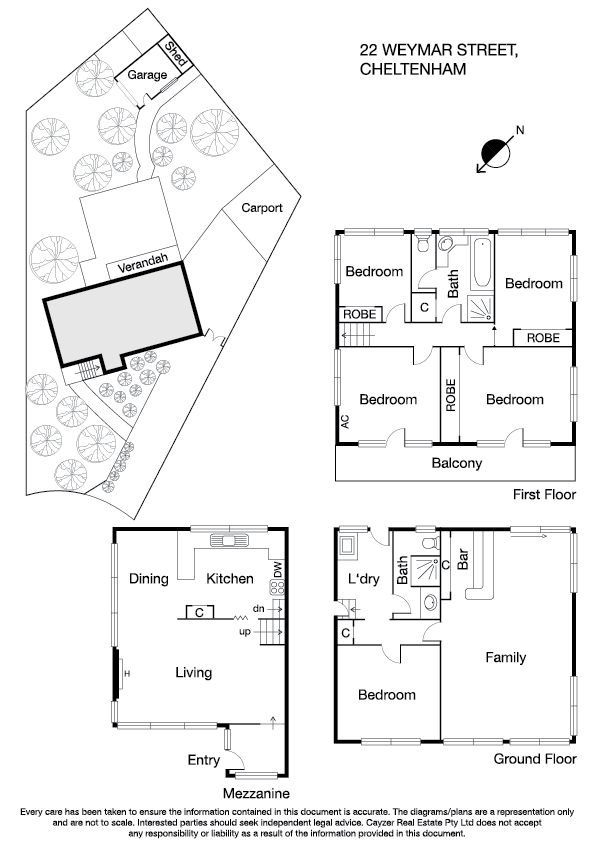 22 Weymar Street, CHELTENHAM VIC 3192 - Floorplan