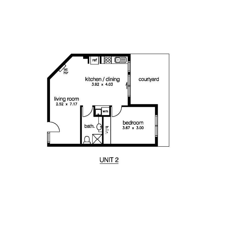 2/20 Bishop Street, KINGSVILLE VIC 3012 - Floorplan