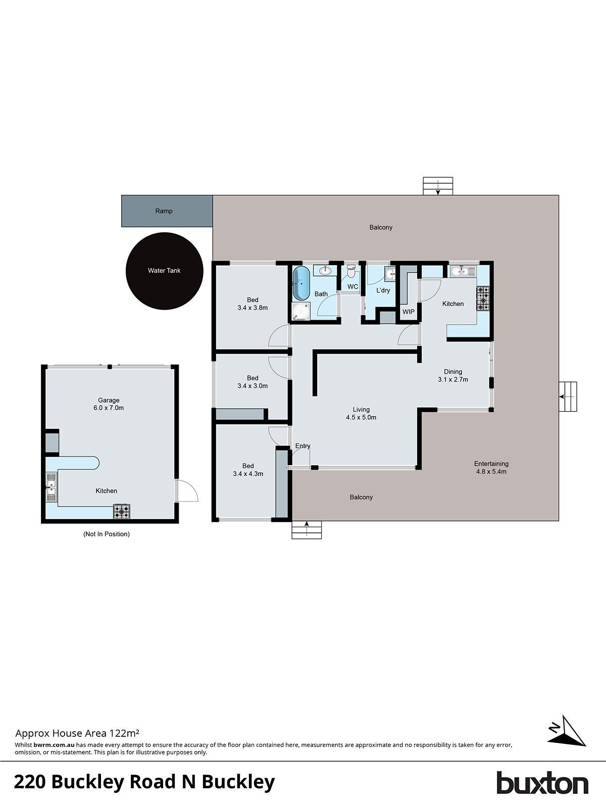 220 Buckley Road North, Buckley VIC 3240 - Floorplan