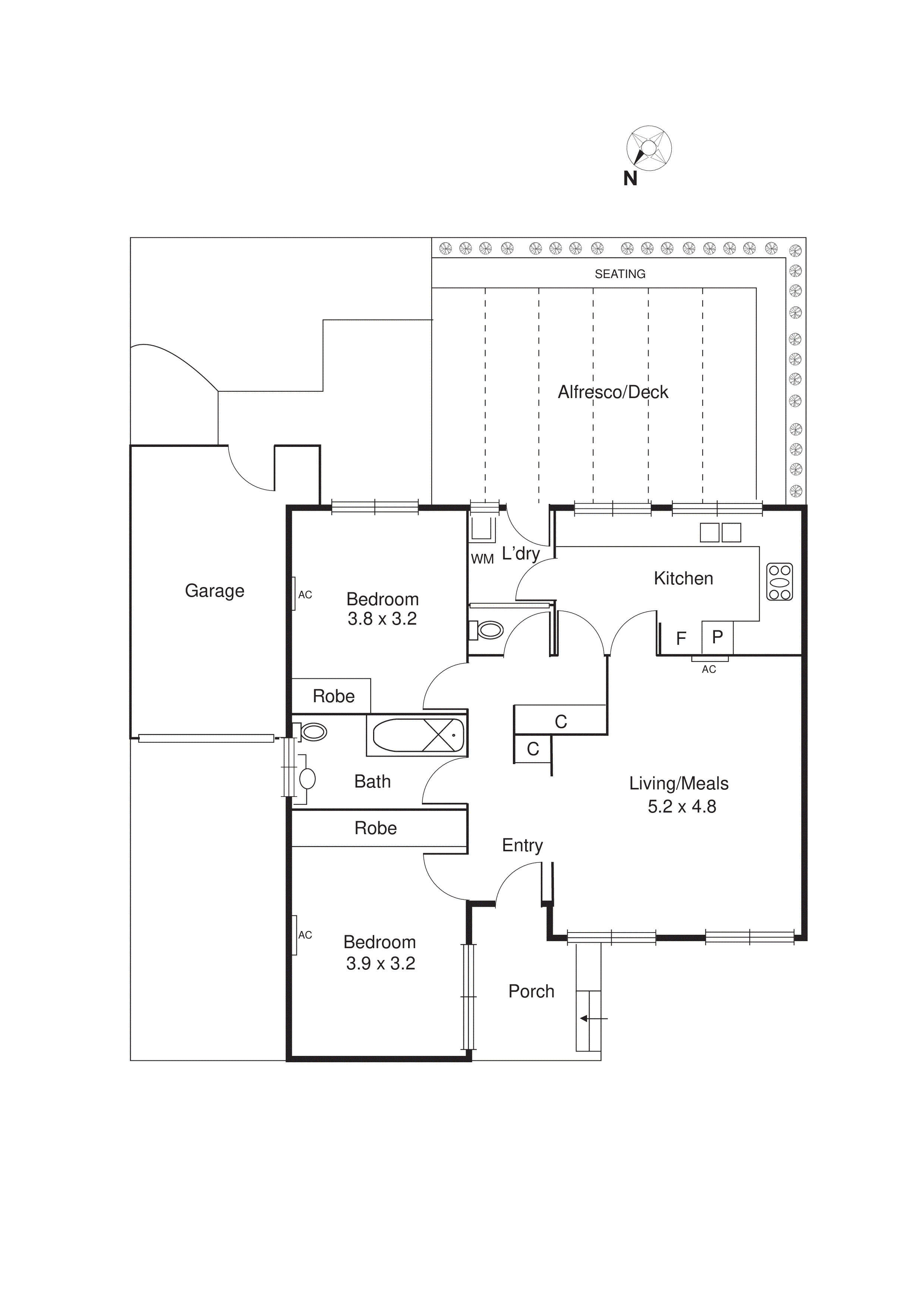 2/20 Burrows Street, Brighton VIC 3186 - Floorplan