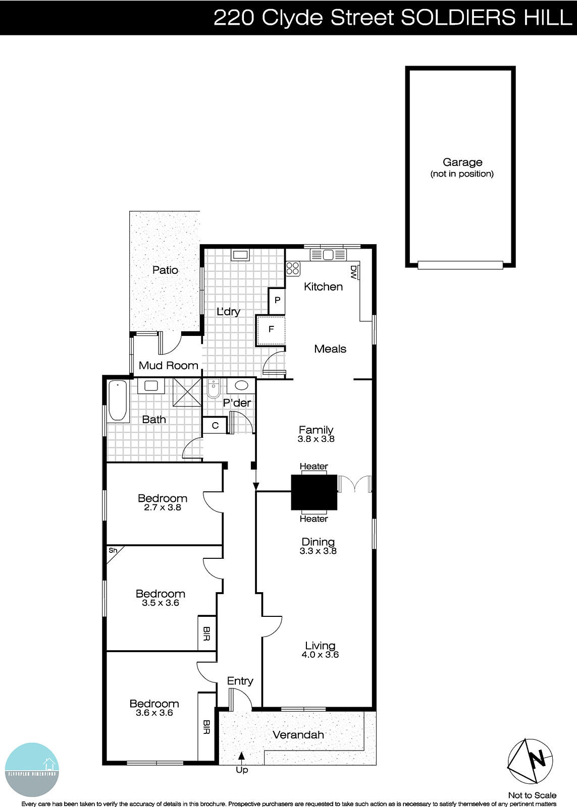 220 Clyde Street, Soldiers Hill VIC 3350 - Floorplan