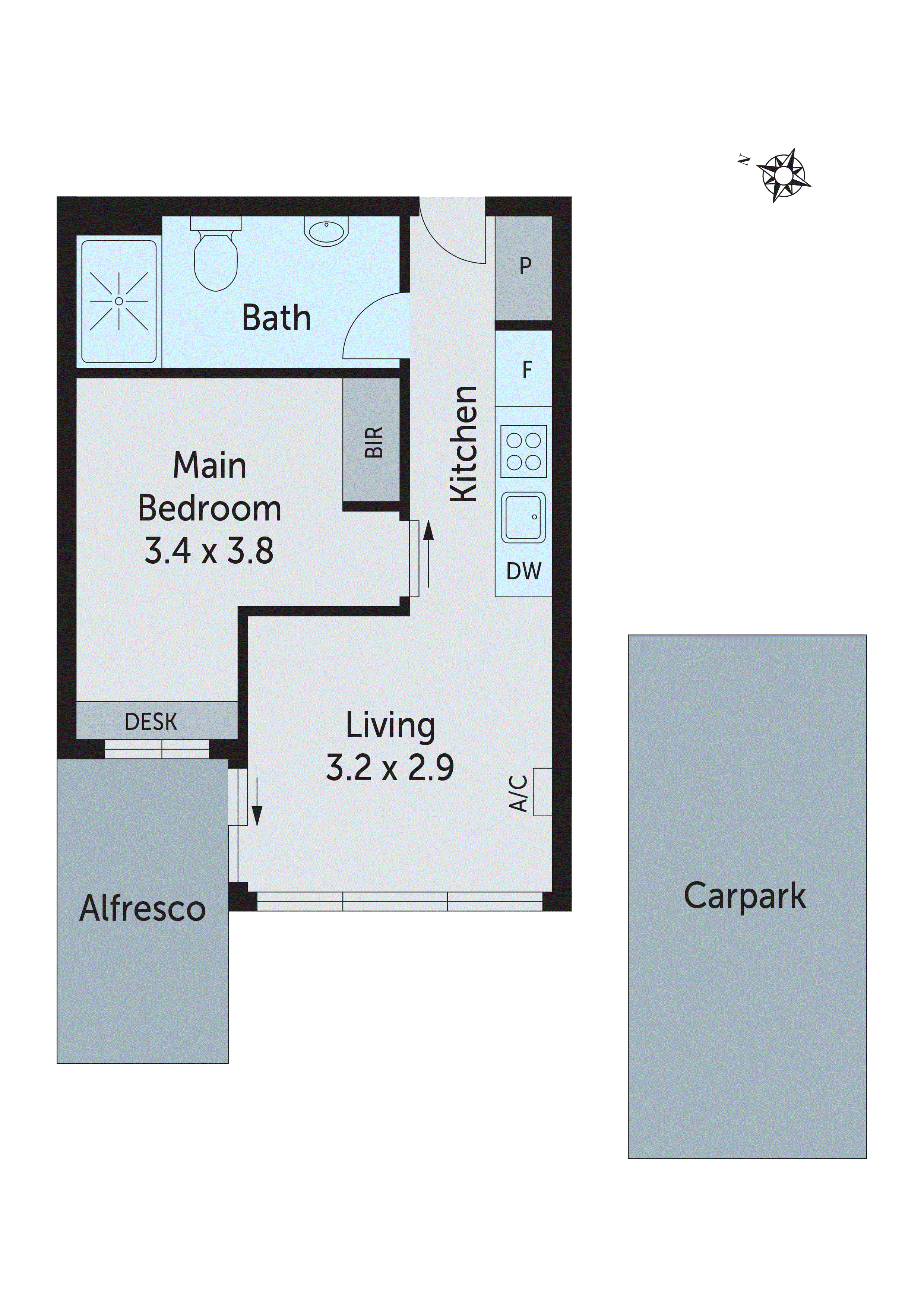 2/20 Ficinia Mews, Highton VIC 3216 - Floorplan
