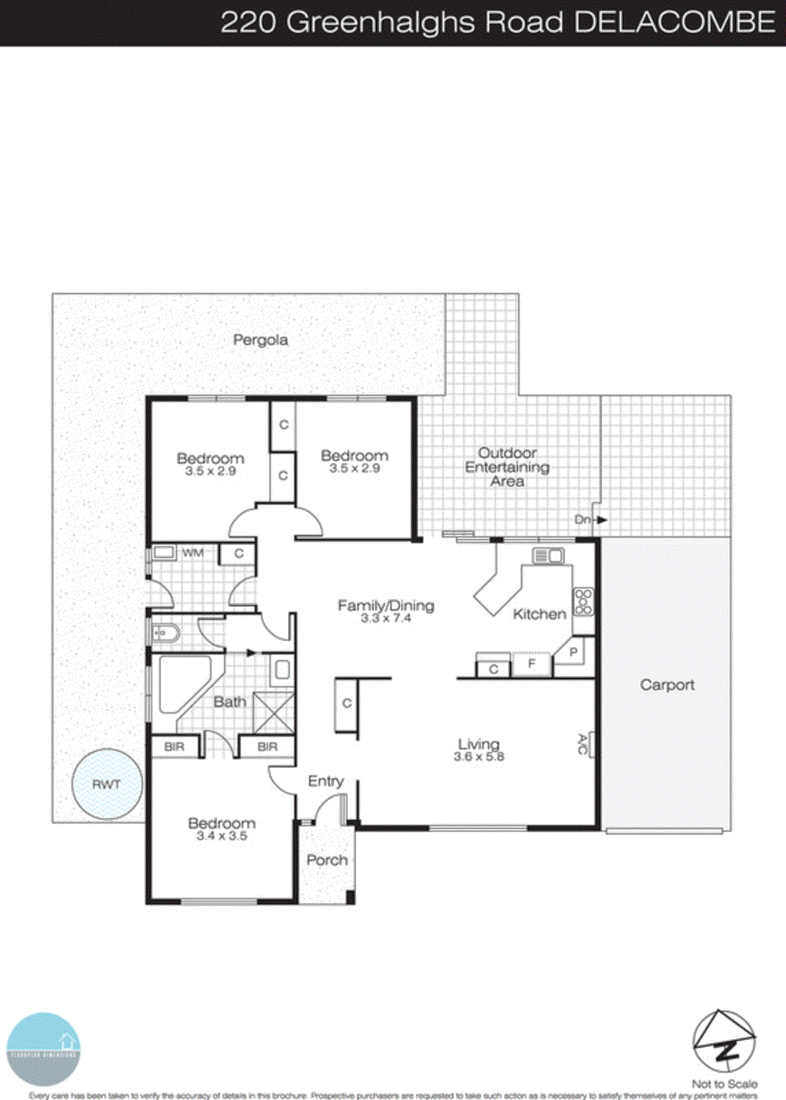 220 Greenhalghs Road, Delacombe VIC 3356 - Floorplan