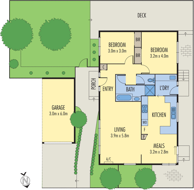 2/20 Hillcrest Avenue, Chadstone VIC 3148 - Floorplan