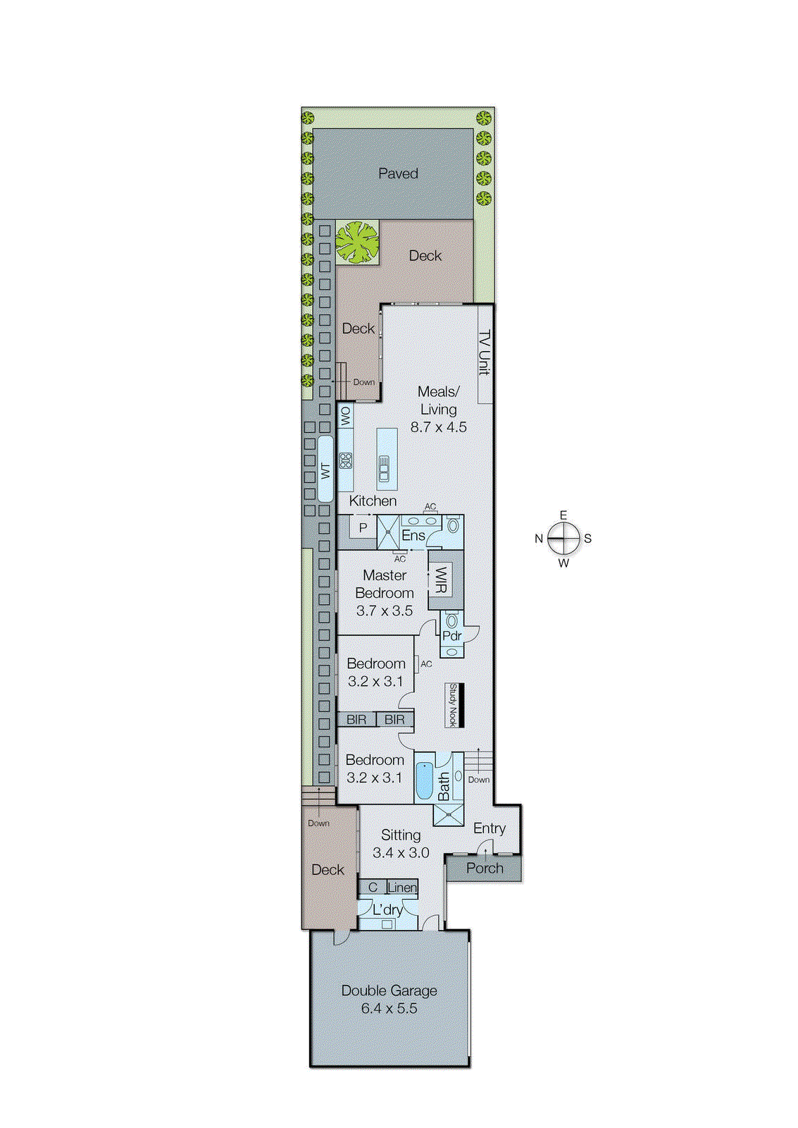 2/20 Olive Grove, Parkdale VIC 3195 - Floorplan