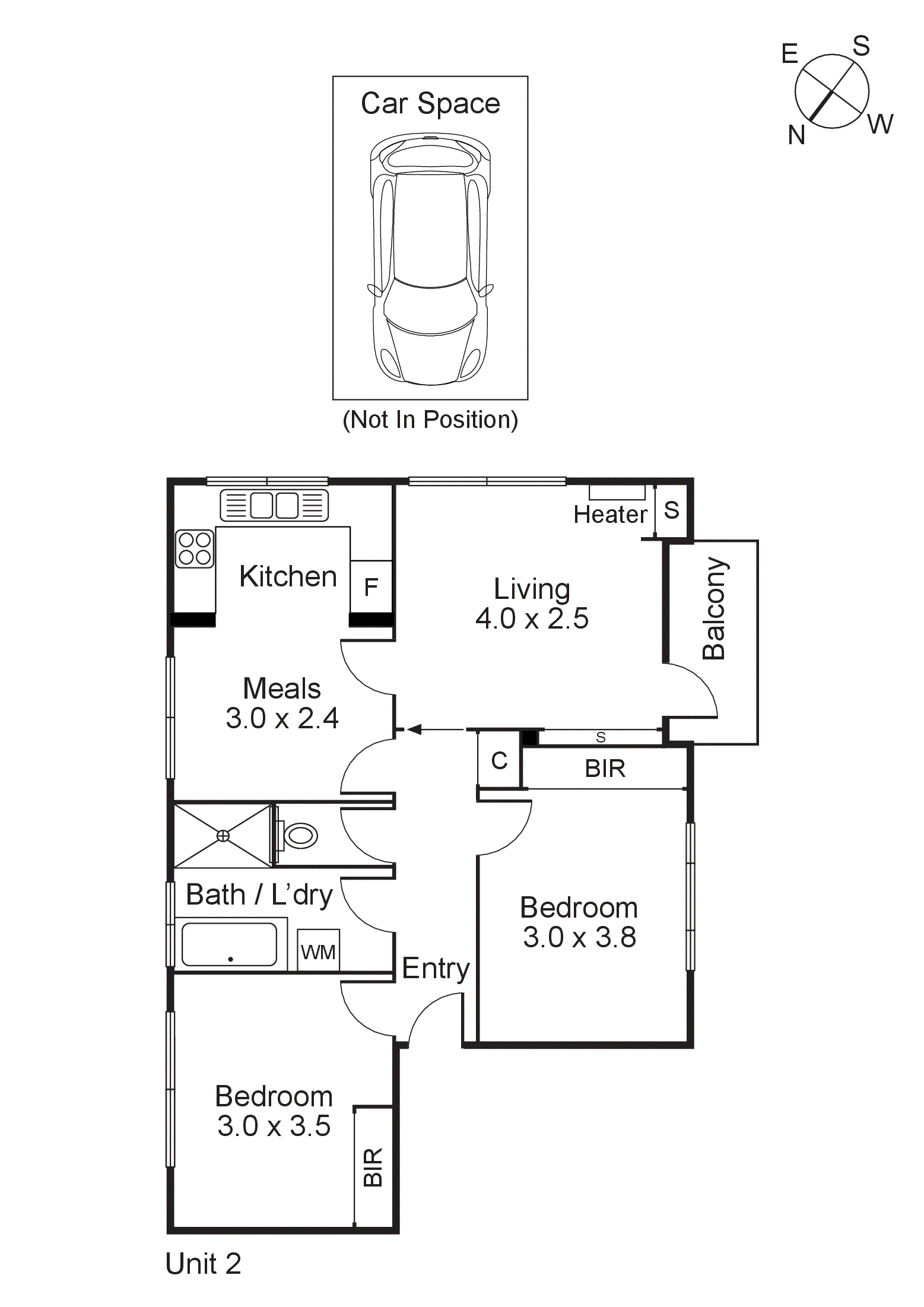 2/20 Pine Avenue, Elwood VIC 3184 - Floorplan