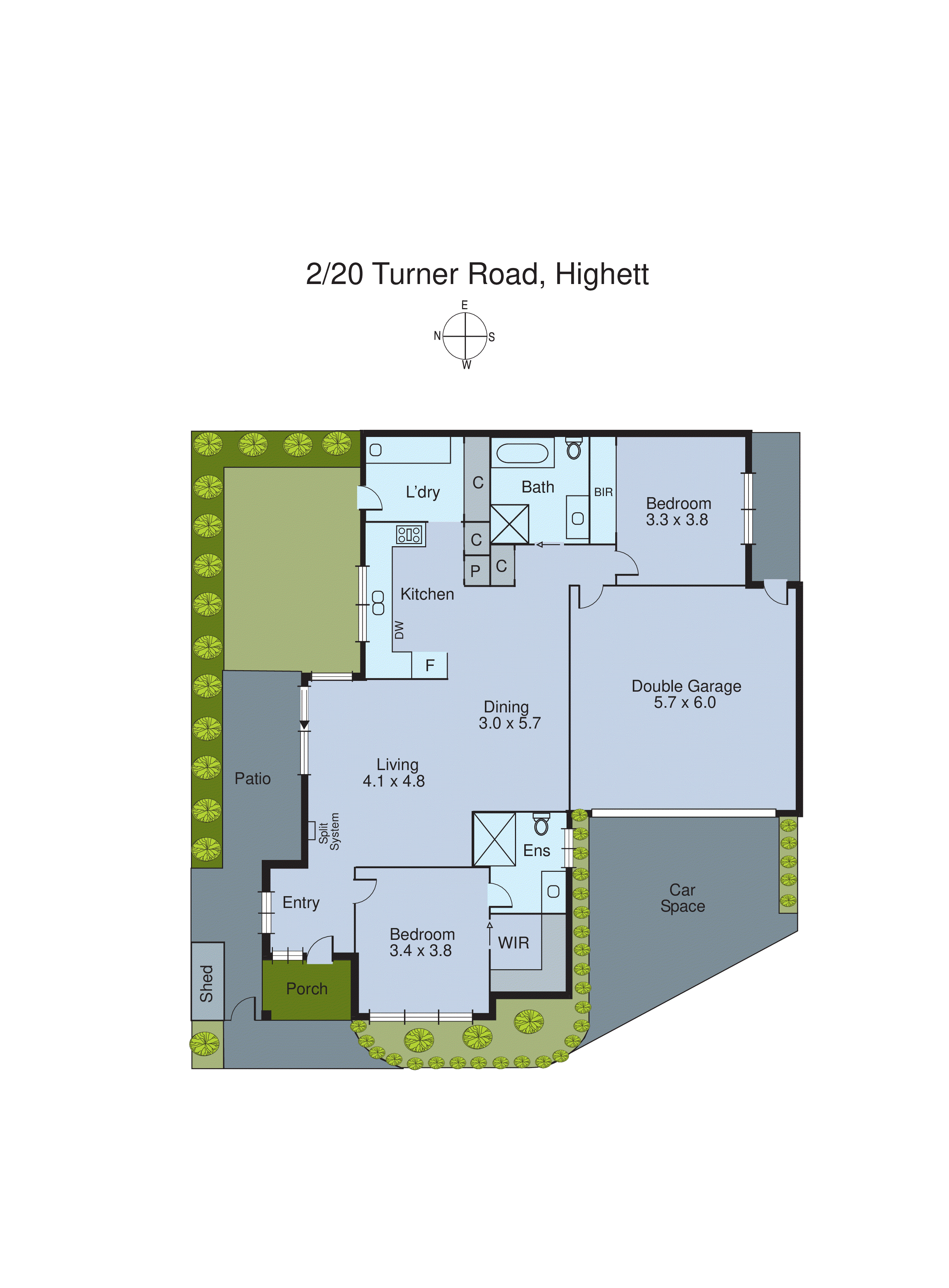 2/20 Turner Road, Highett VIC 3190 - Floorplan