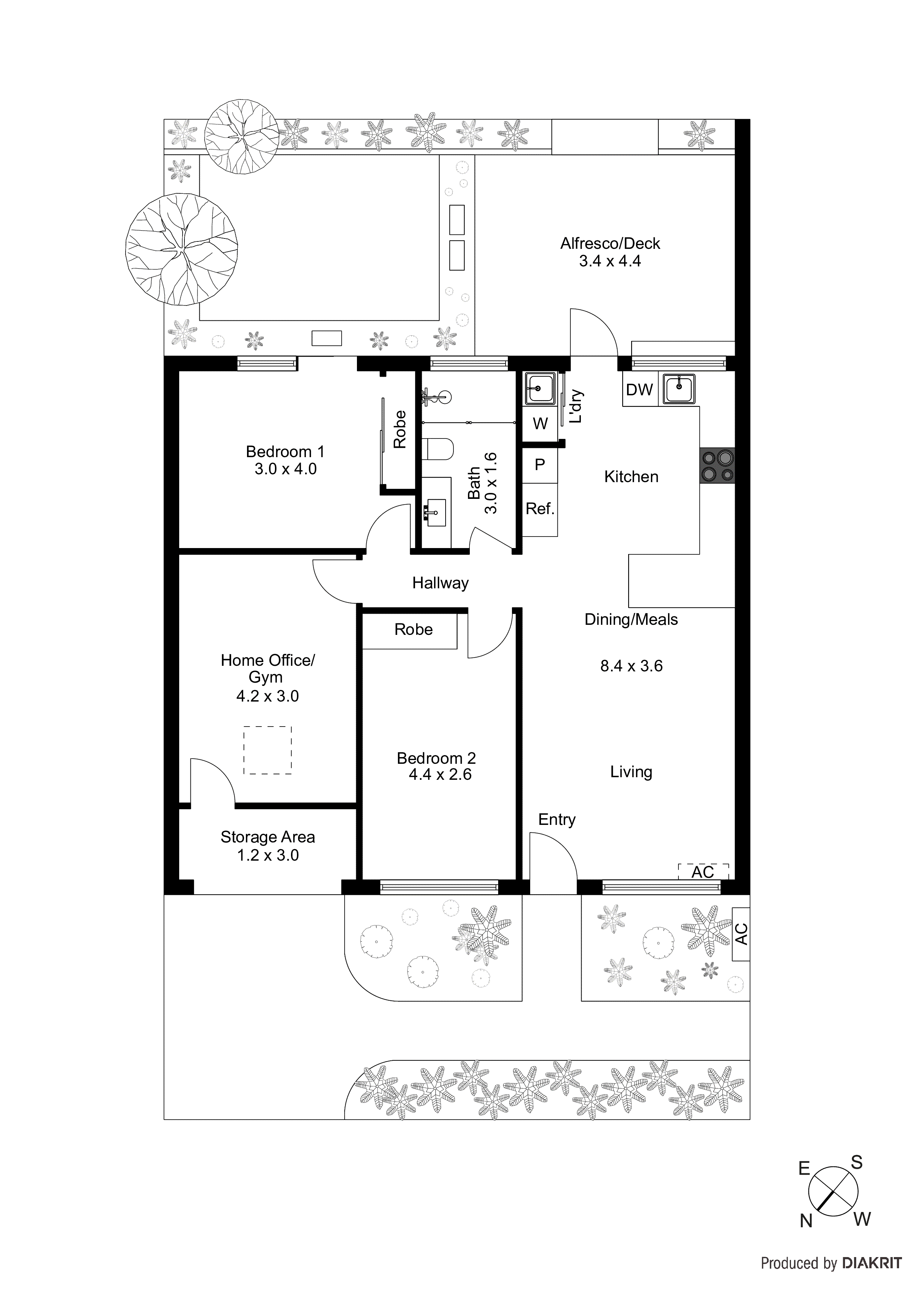 2/20 Whatley Street, Carrum VIC 3197 - Floorplan