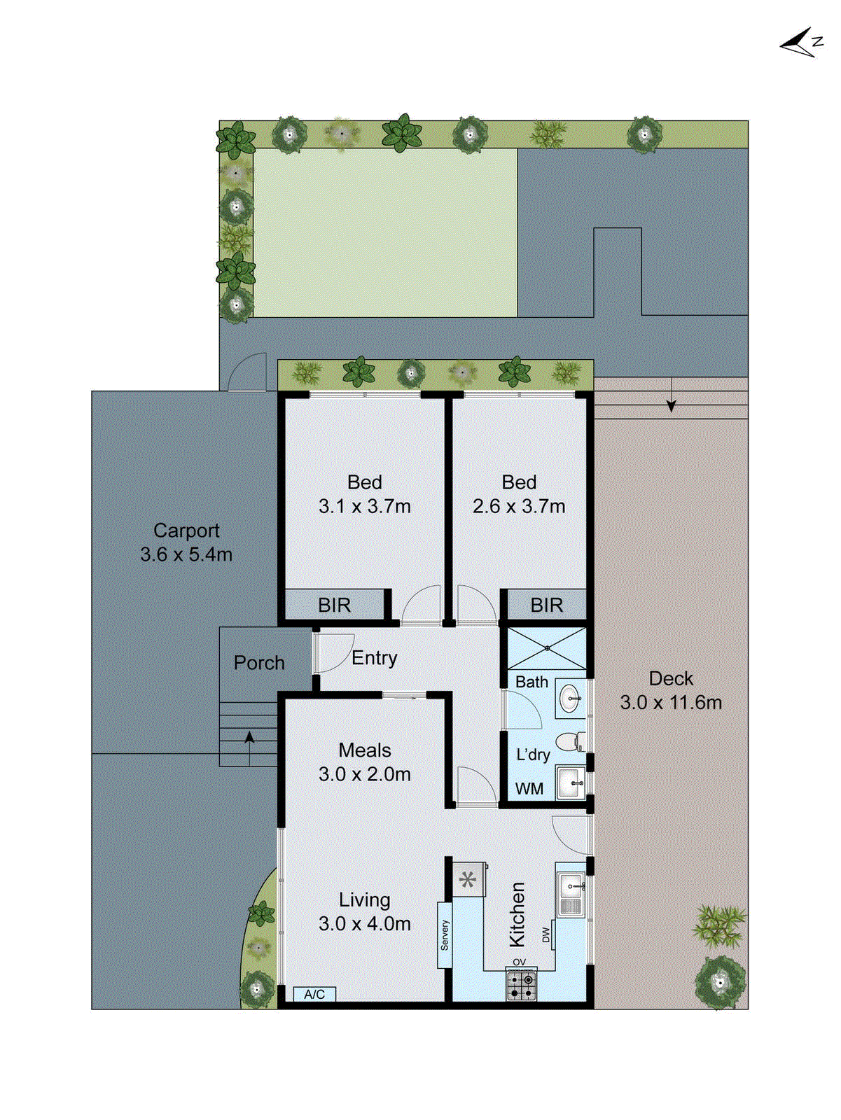 2/204 Lawrence Road, Mount Waverley VIC 3149 - Floorplan