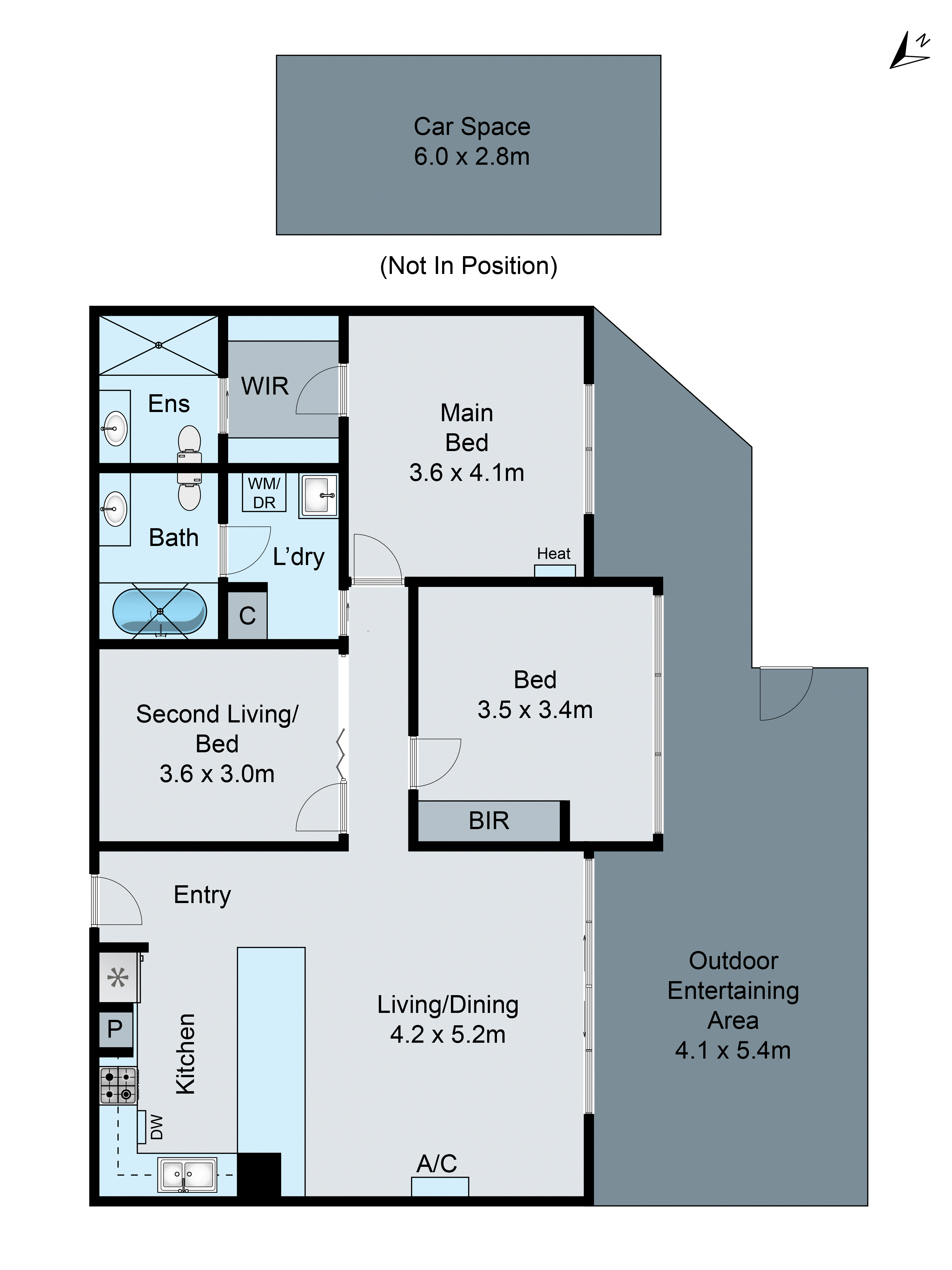 2205/2 Yarra Street, Geelong VIC 3220 - Floorplan