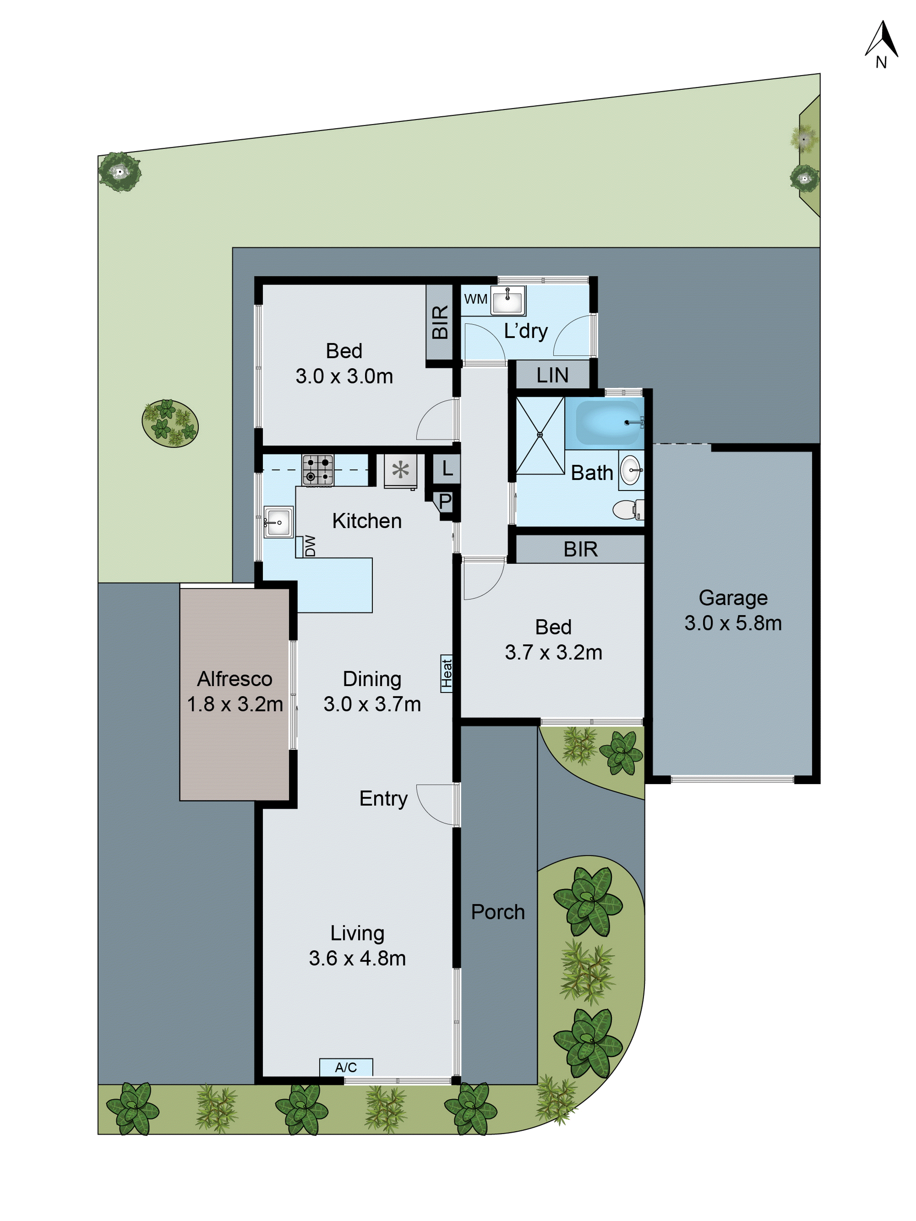 2/21 Candellow Crescent, Norlane VIC 3214 - Floorplan