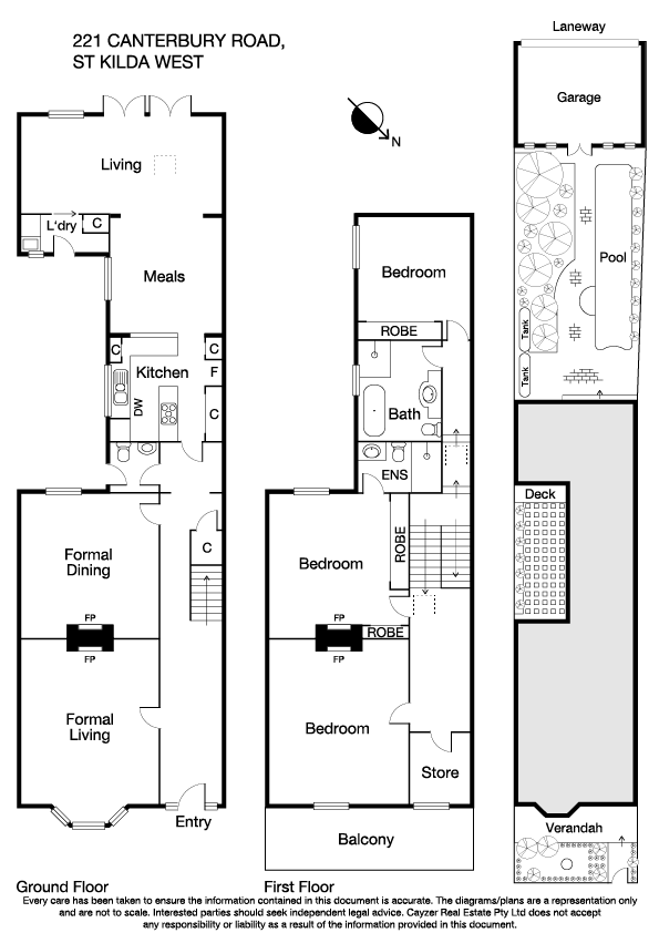 221 Canterbury Road, ST KILDA WEST VIC 3182 - Floorplan