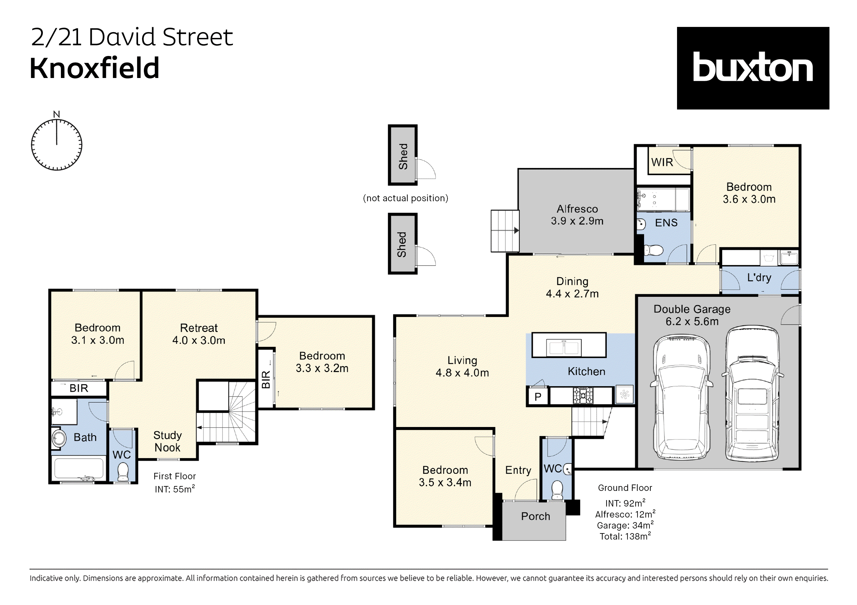 2/21 David Street, Knoxfield VIC 3180 - Floorplan