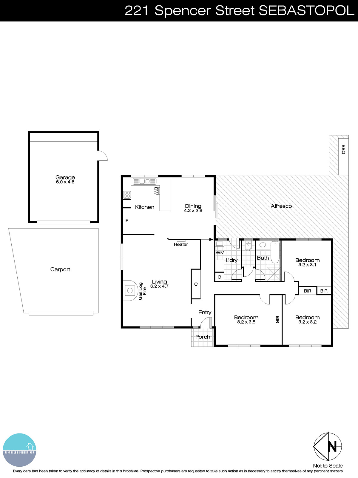 221 Spencer Street, Sebastopol VIC 3356 - Floorplan