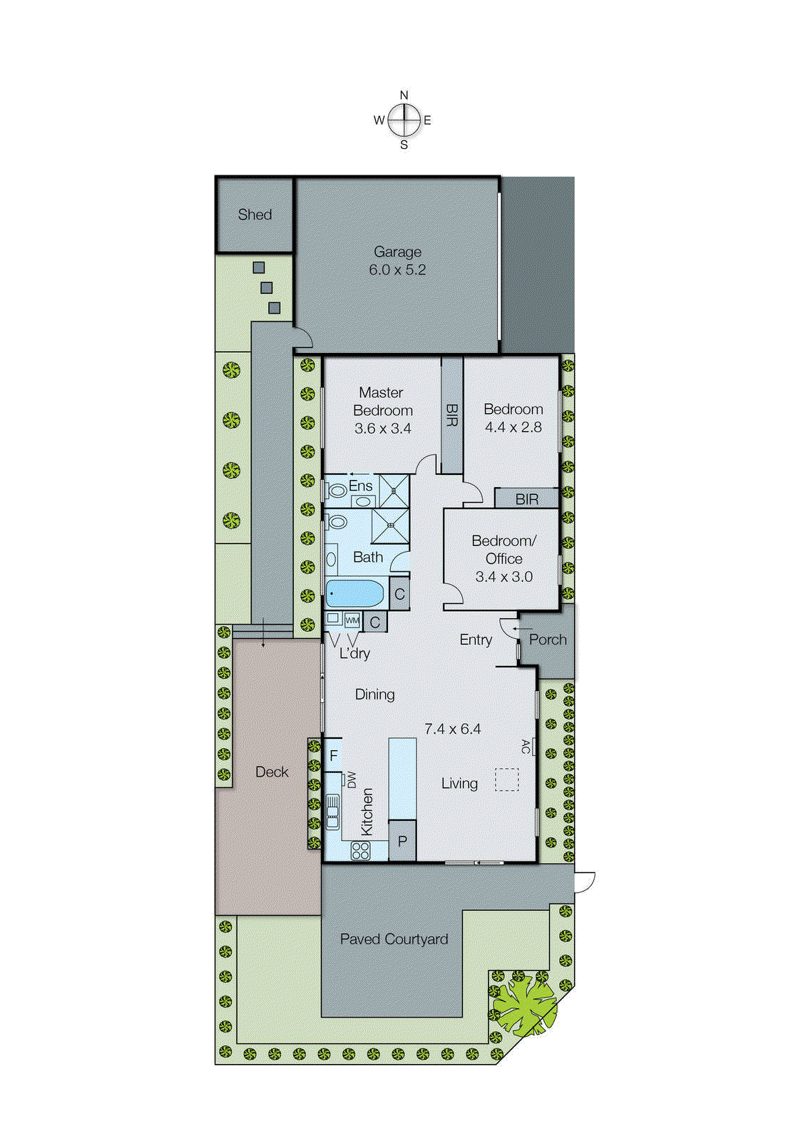 2/21 Stuart Avenue, Cheltenham VIC 3192 - Floorplan