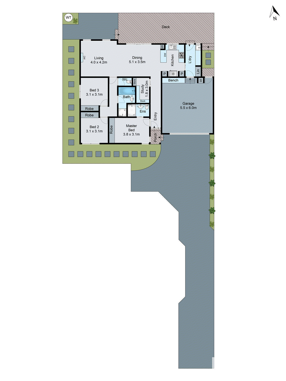 2/21 The Court, Leopold VIC 3224 - Floorplan