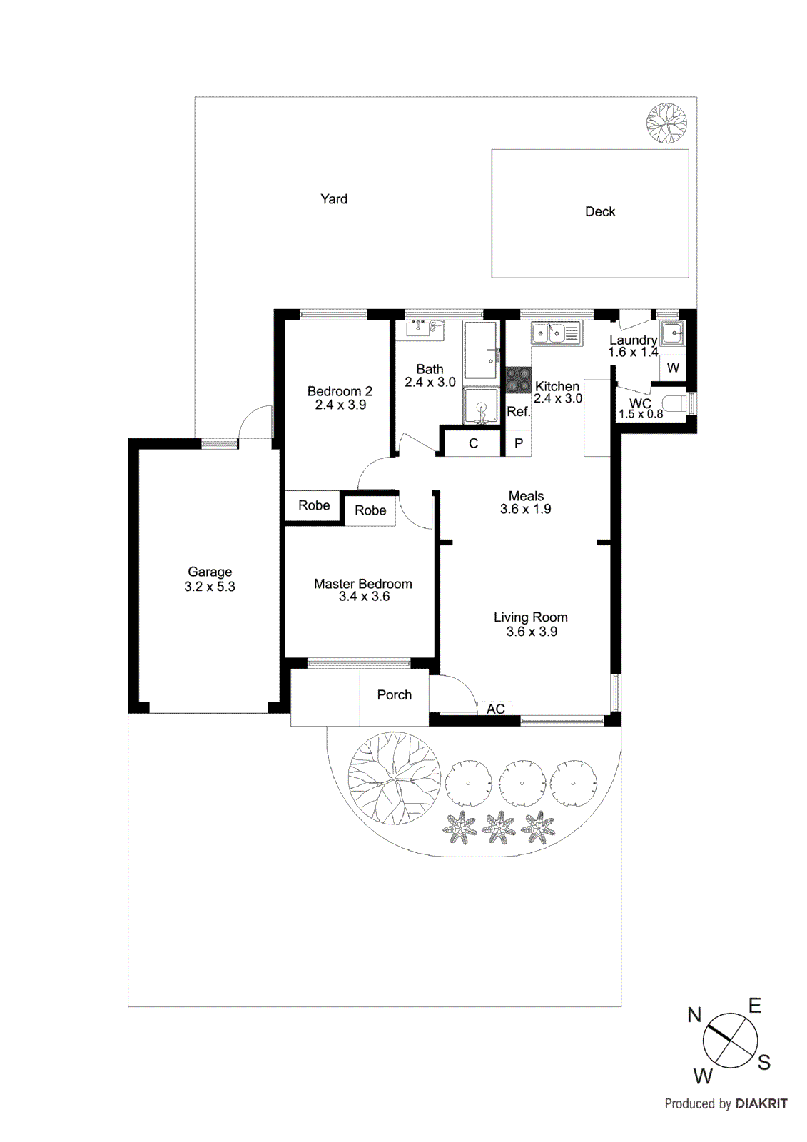 2/21 Woodbine Grove, Chelsea VIC 3196 - Floorplan