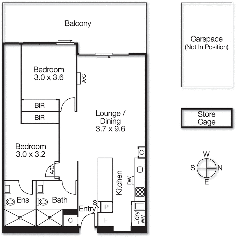 221/380 Bay Street, Brighton VIC 3186 - Floorplan