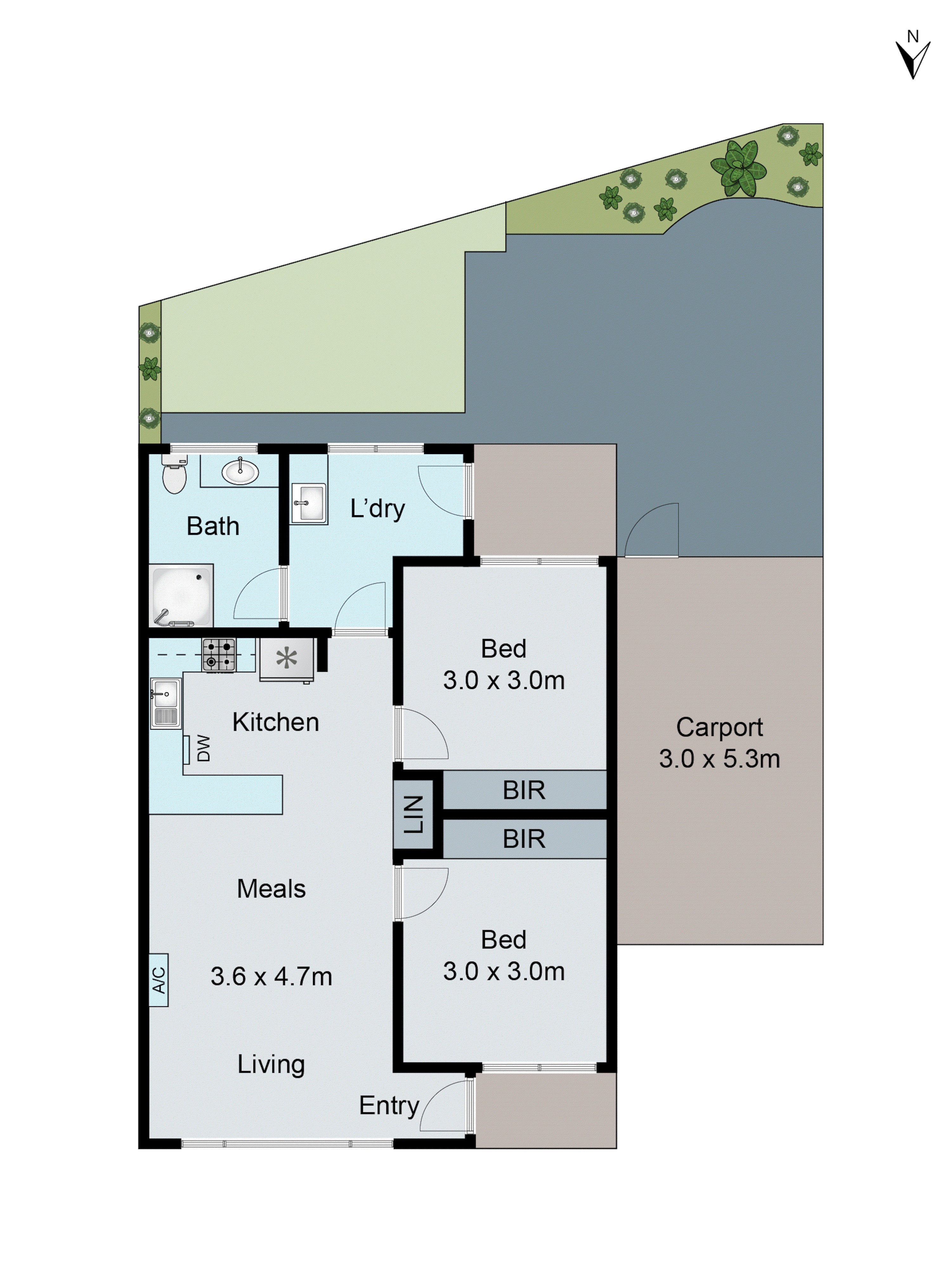 2/214-216 Wilsons Road, Whittington VIC 3219 - Floorplan
