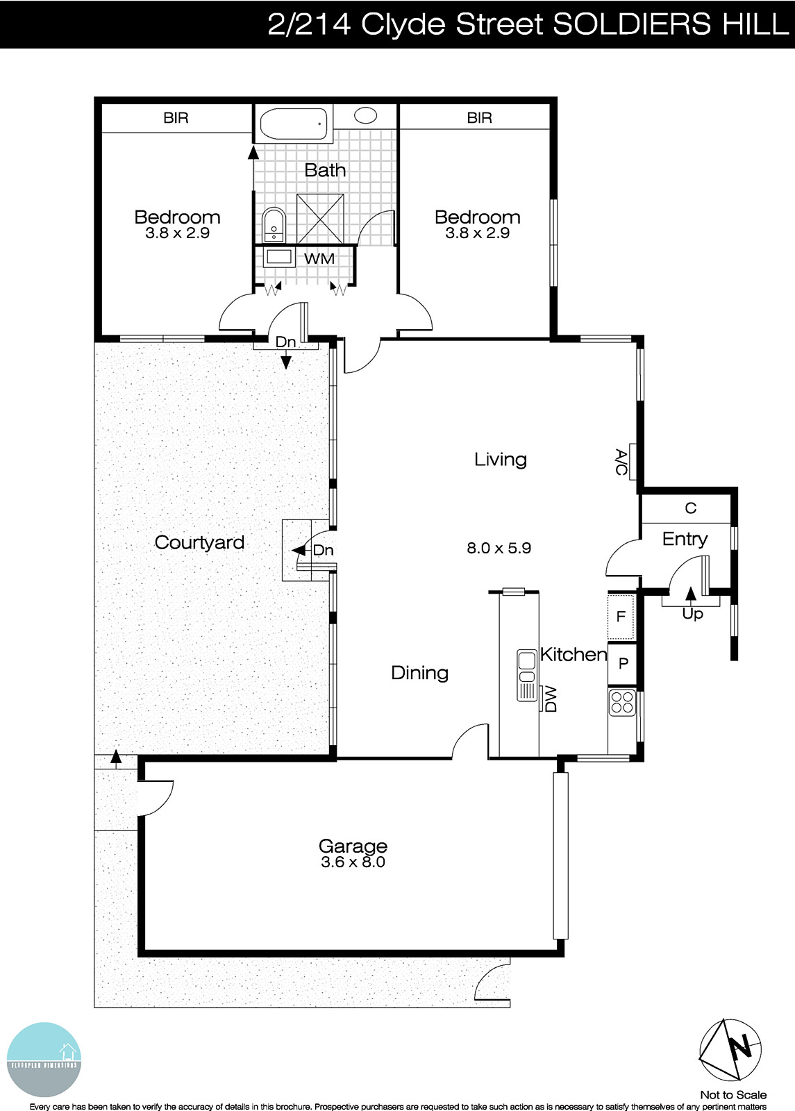 2/214 Clyde Street, Soldiers Hill VIC 3350 - Floorplan