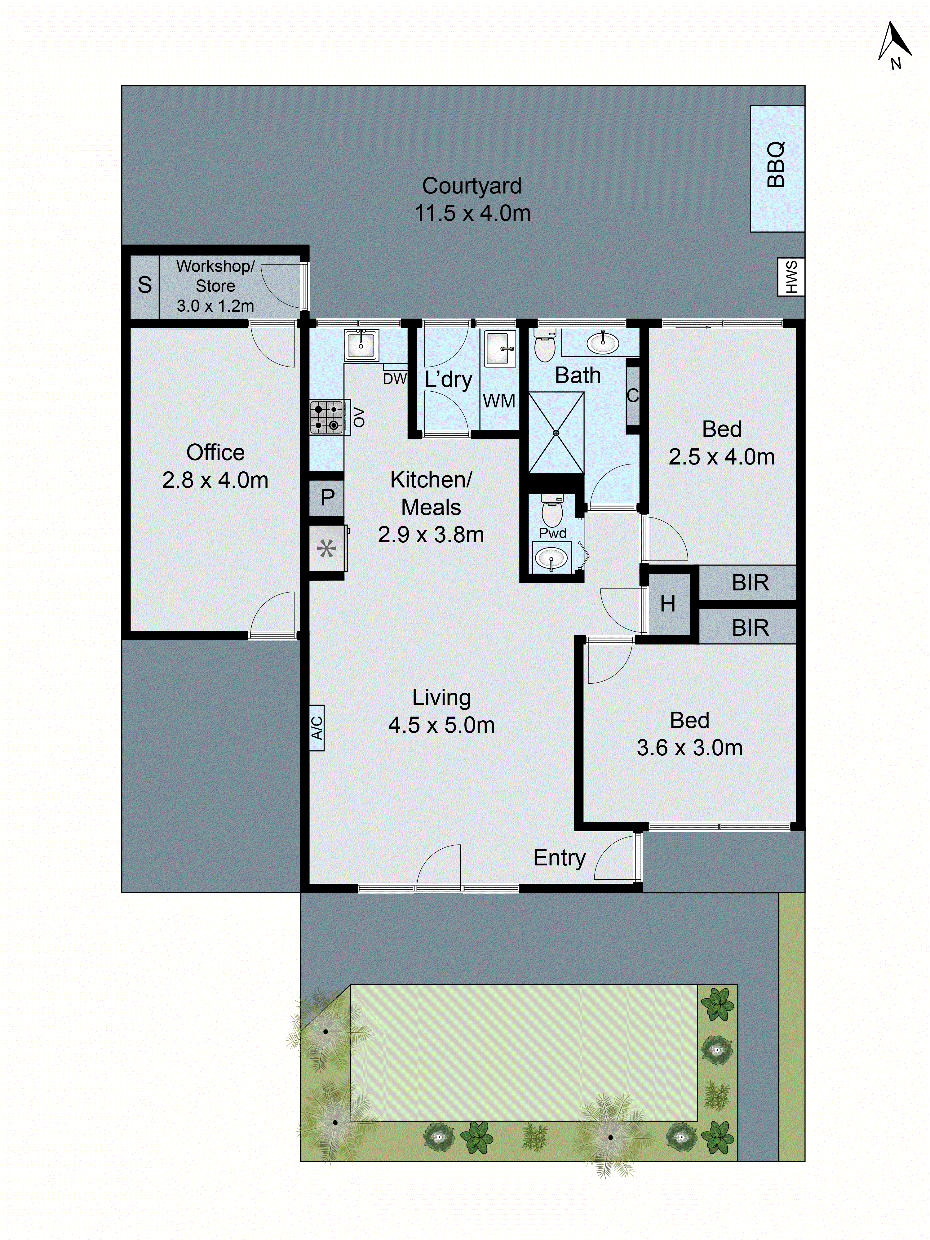 2/216 Warrigal Road, Oakleigh South VIC 3167 - Floorplan