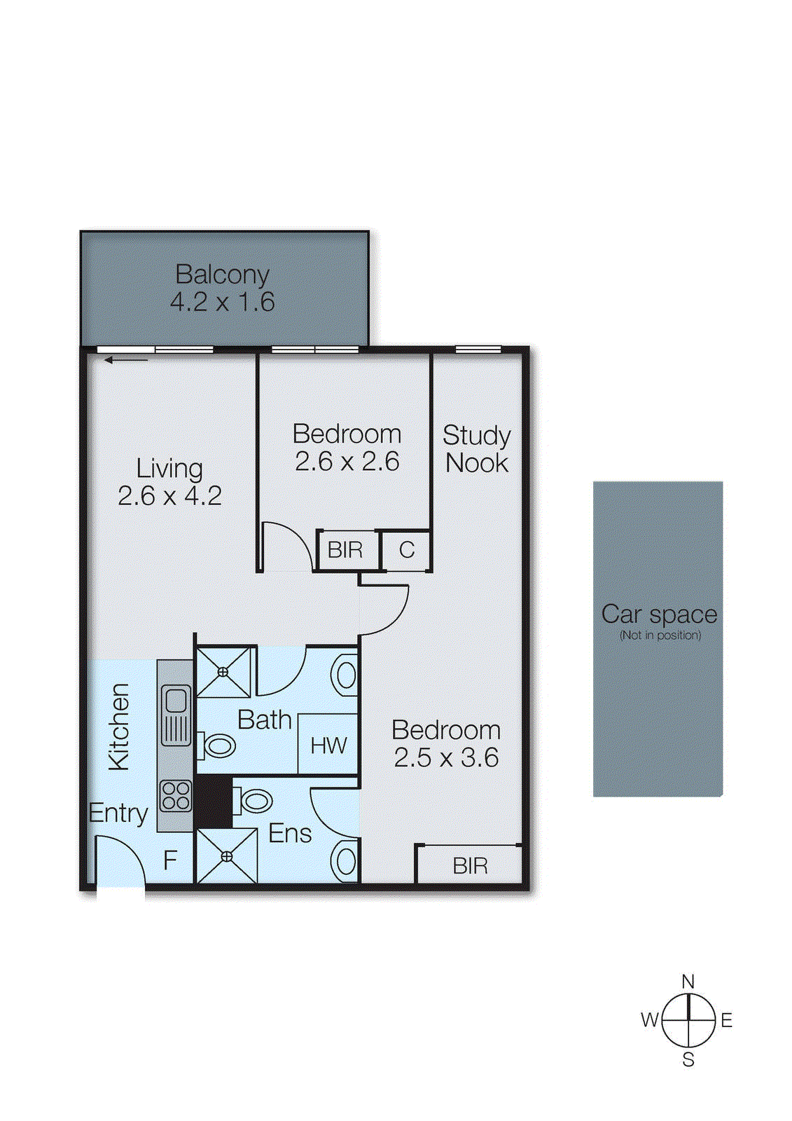 221/662 Blackburn Road, Notting Hill VIC 3168 - Floorplan