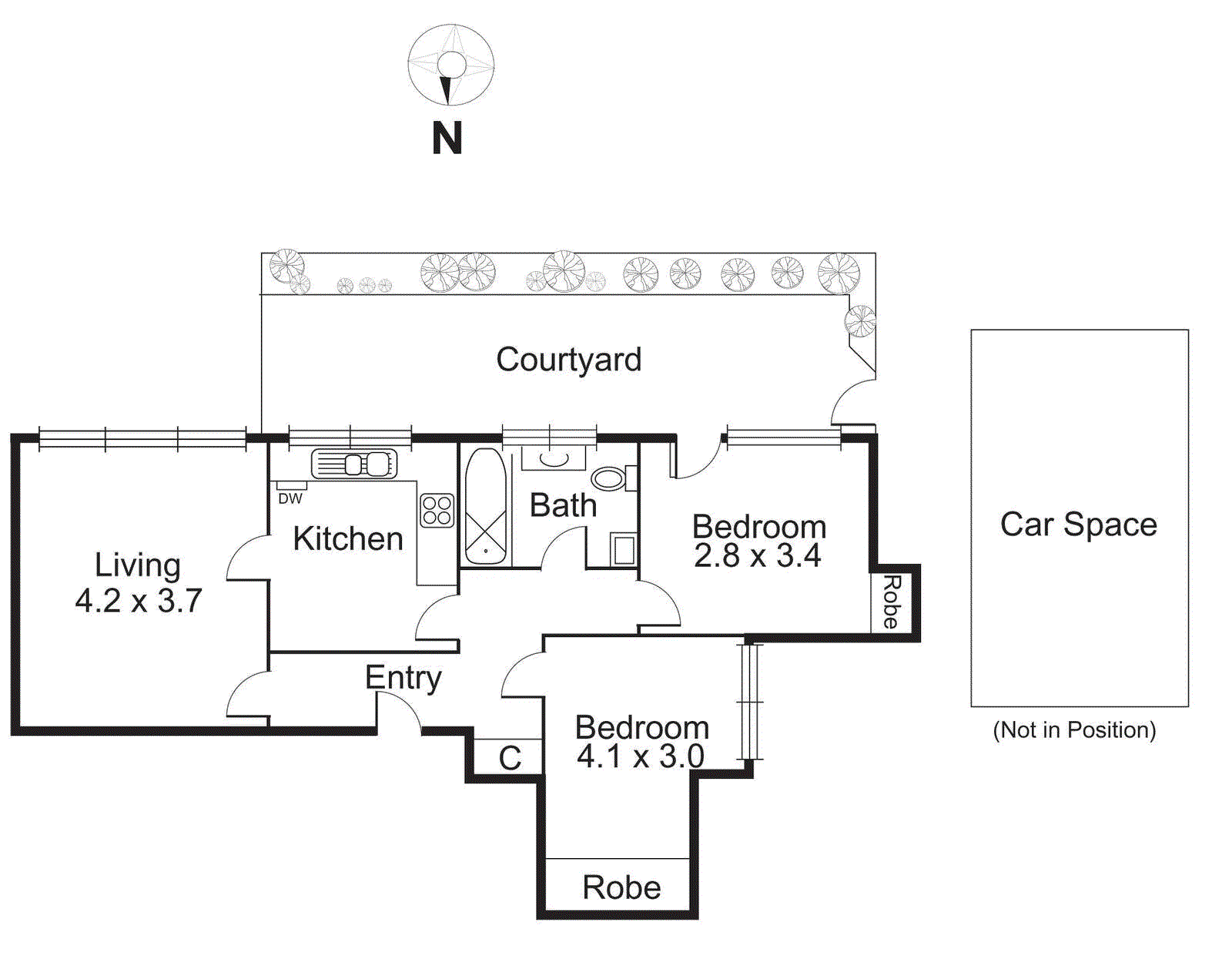 2/217 Brighton Road, Elwood VIC 3184 - Floorplan