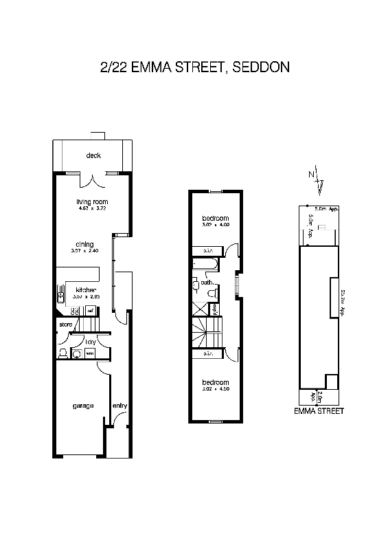 2/22 Emma Street, SEDDON VIC 3011 - Floorplan