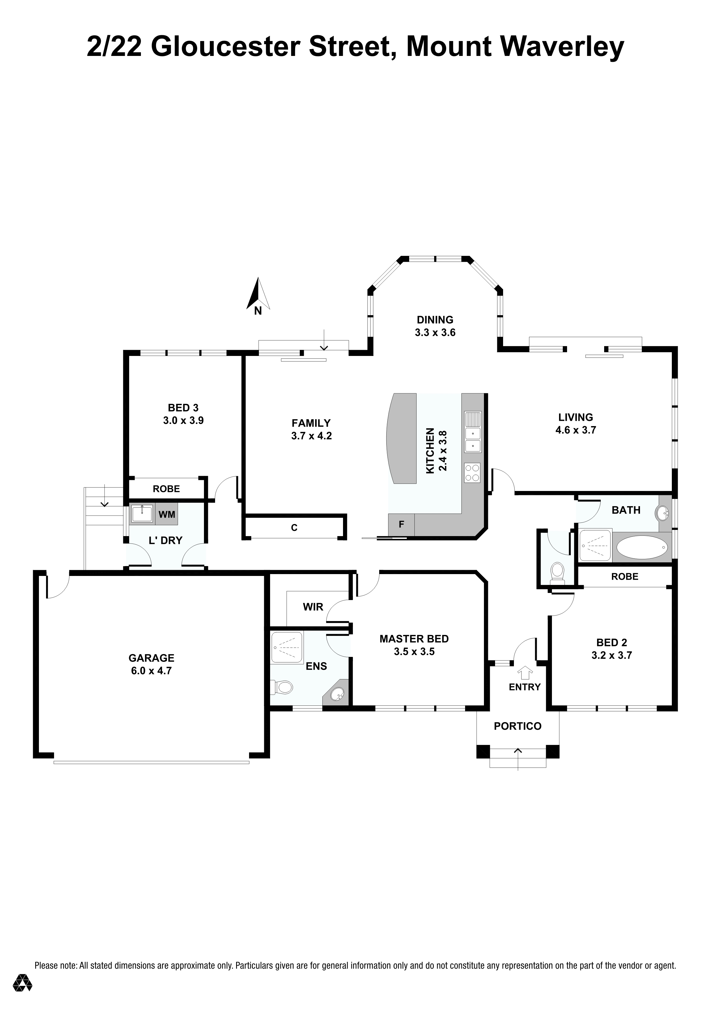 2/22 Gloucester Street Mount Waverley 1