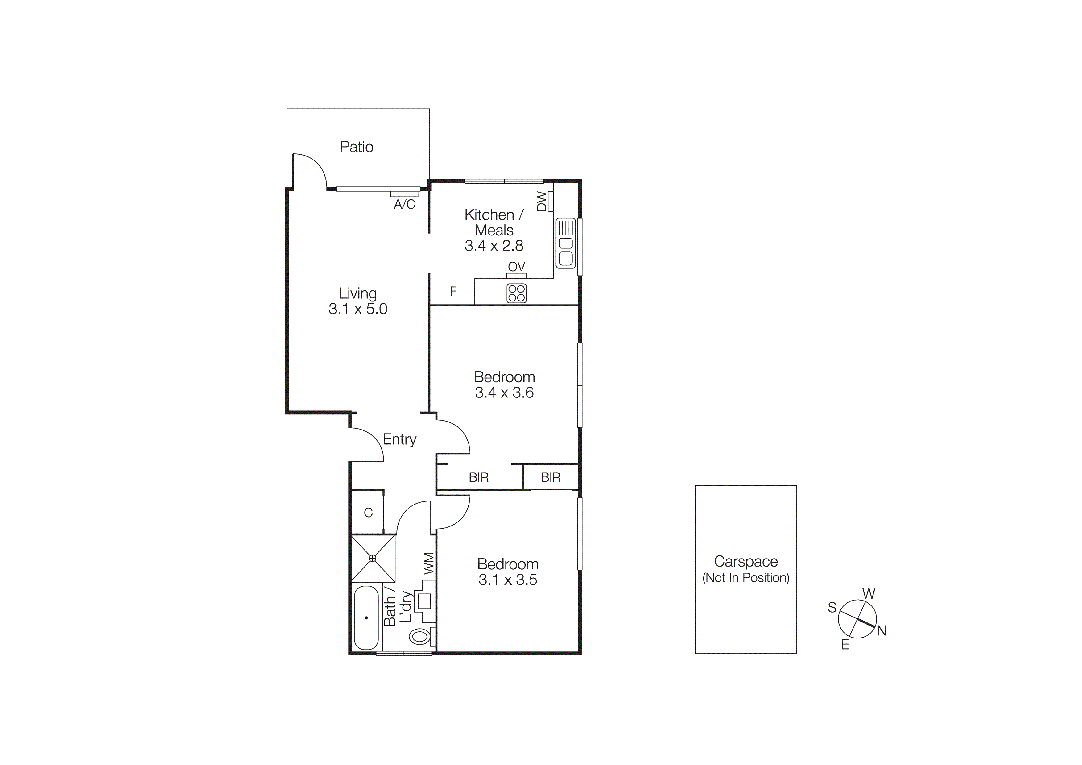 2/22 Mitford Street, St Kilda VIC 3182 - Floorplan