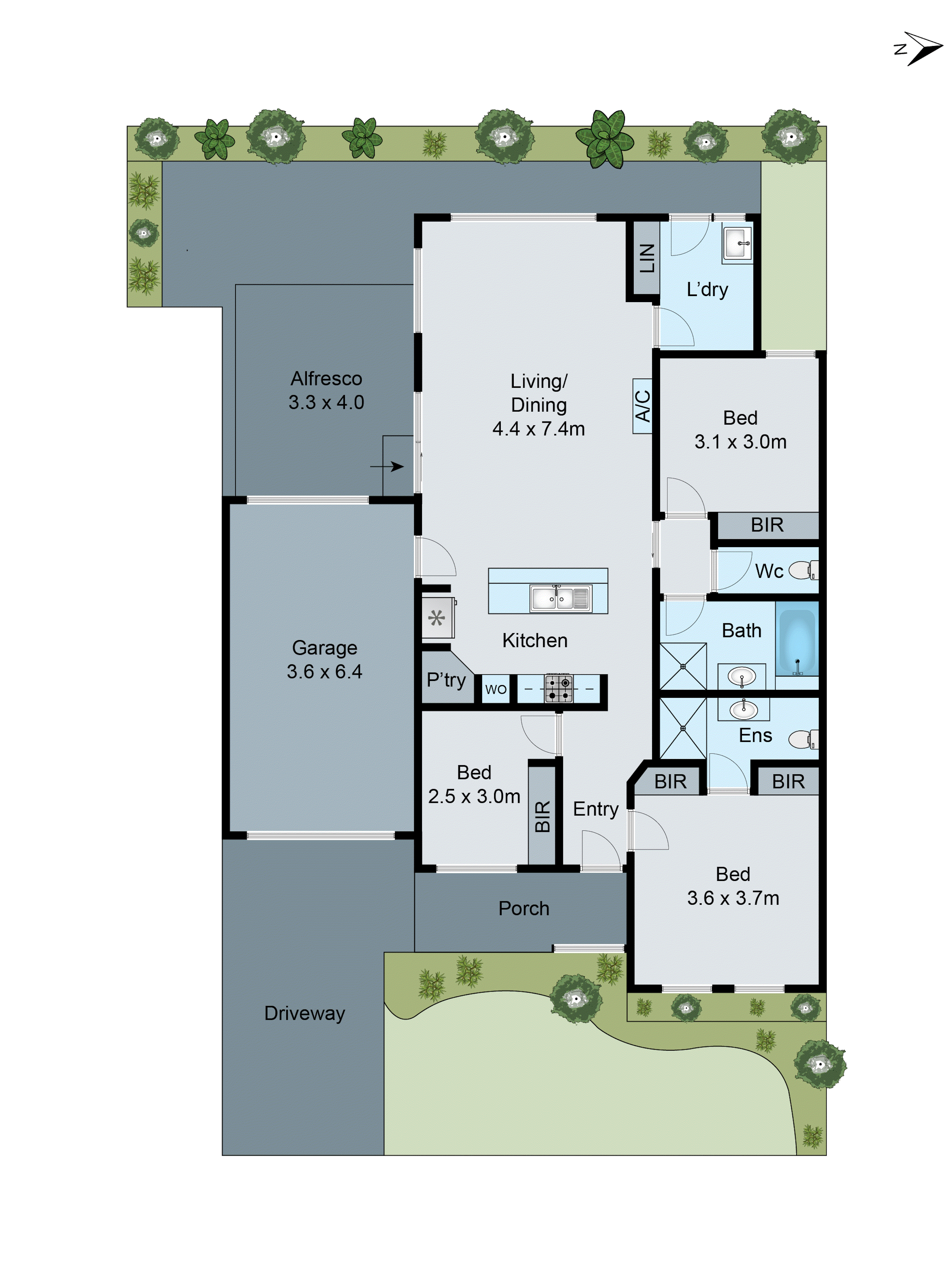 2/22 Molesworth Drive, Highton VIC 3216 - Floorplan
