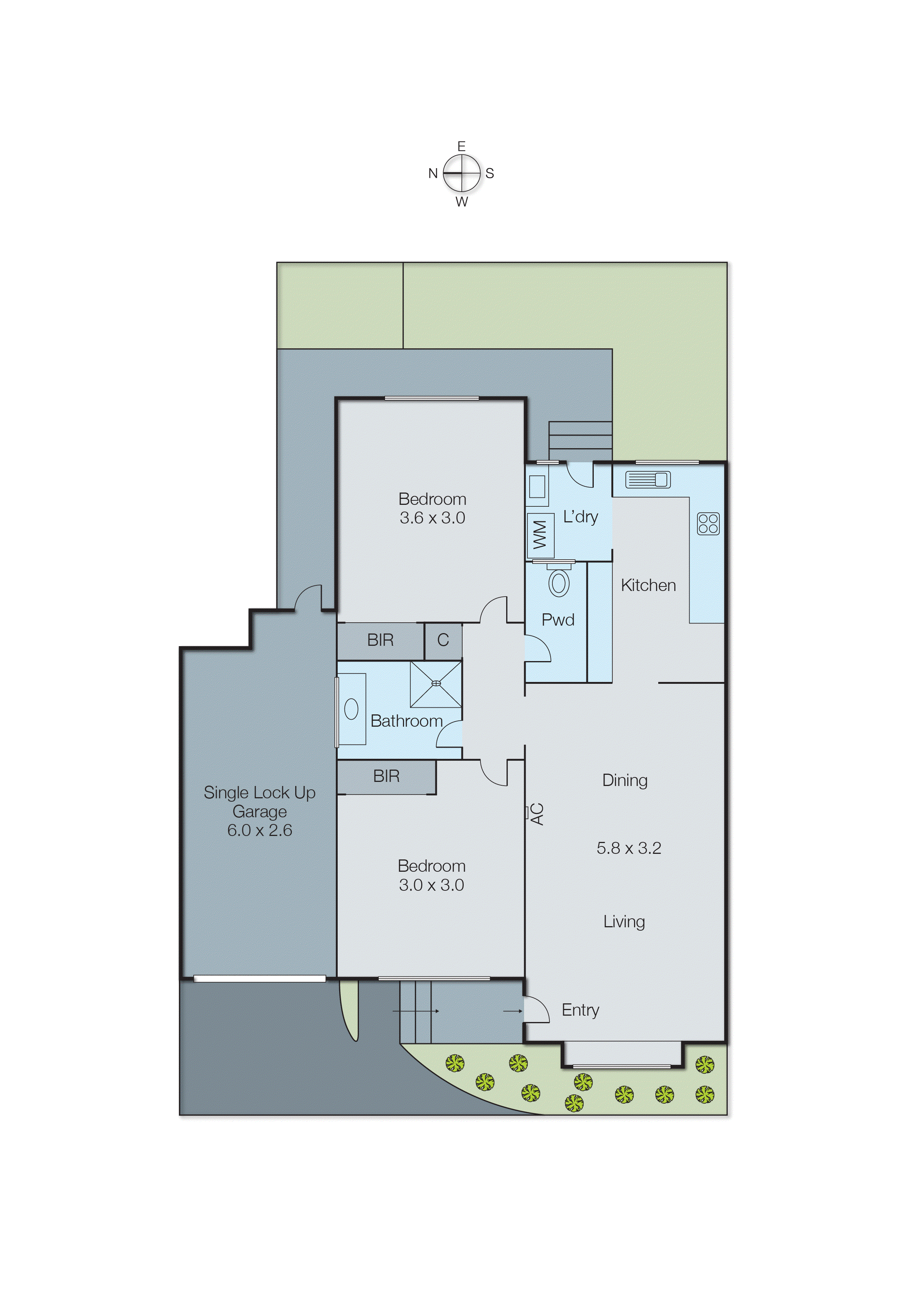 2/22 Patty Street, Mentone VIC 3194 - Floorplan
