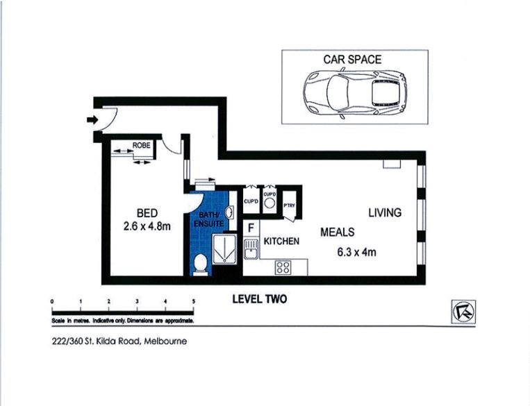 222/360 St Kilda Road, MELBOURNE VIC 3004 - Floorplan