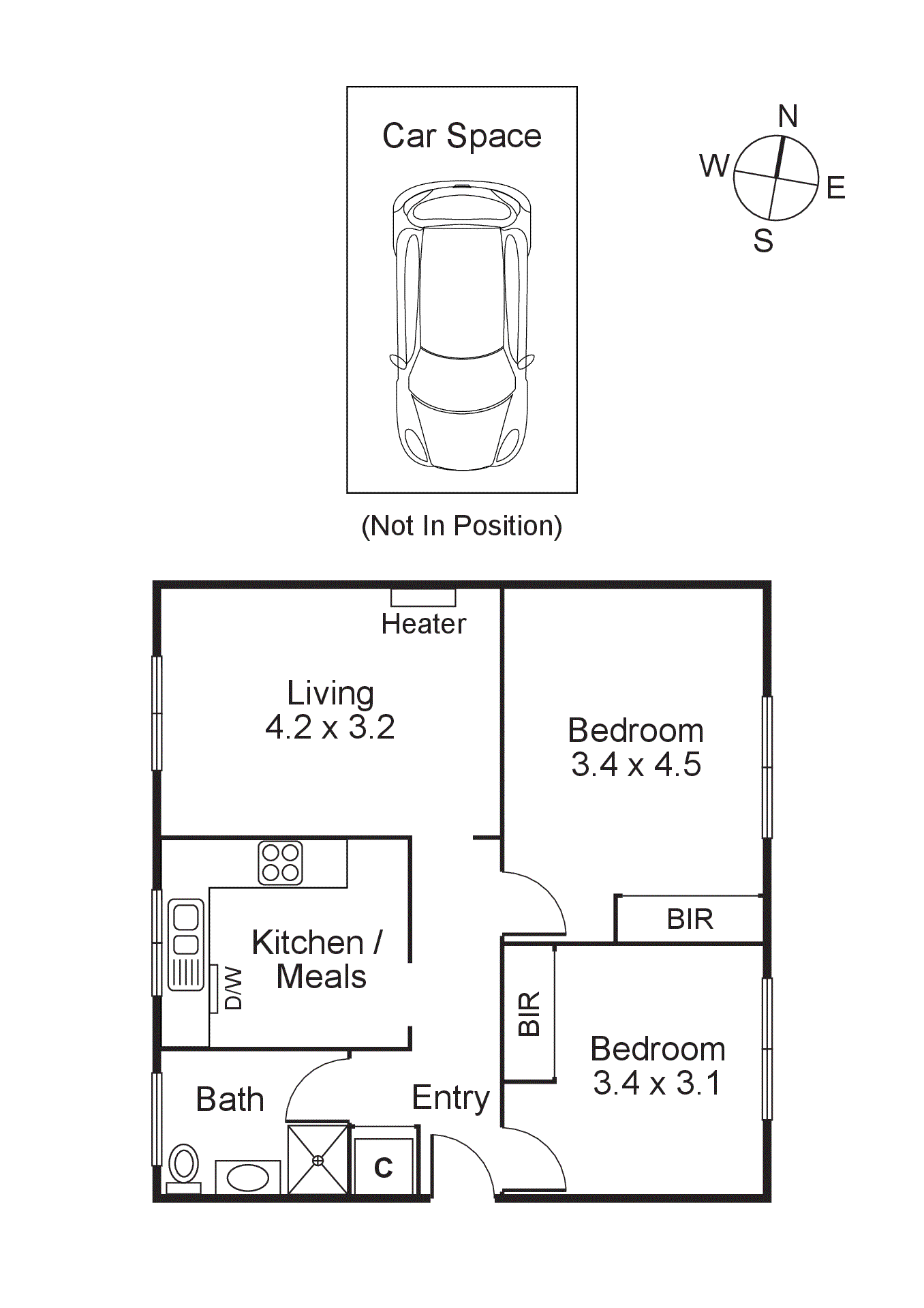 2/224 Alma Road, St Kilda East VIC 3183 - Floorplan
