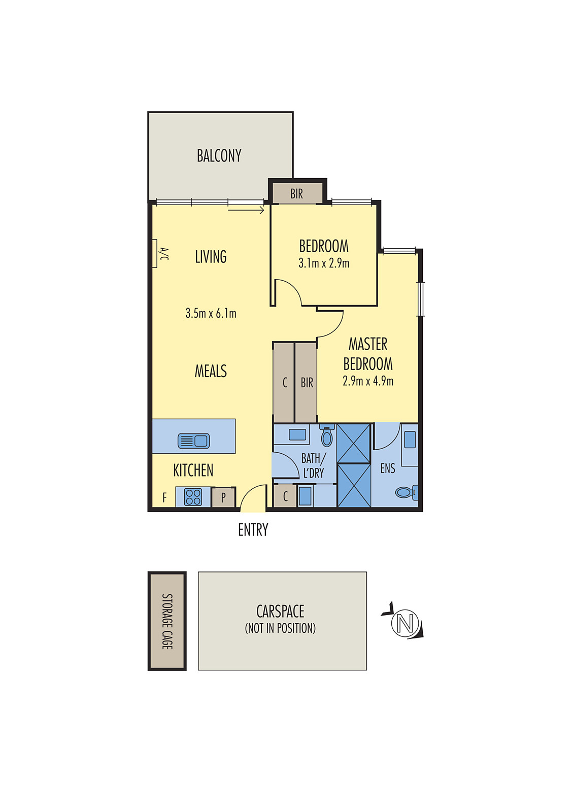 222/60 Autumn Terrace, Clayton South VIC 3169 - Floorplan