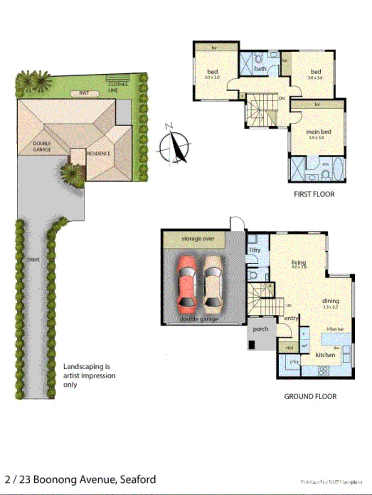 2/23 Boonong Avenue, Seaford VIC 3198 - Floorplan