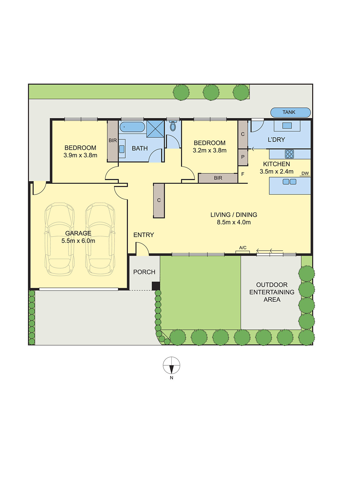 2/23 Davis Street, Belmont VIC 3216 - Floorplan