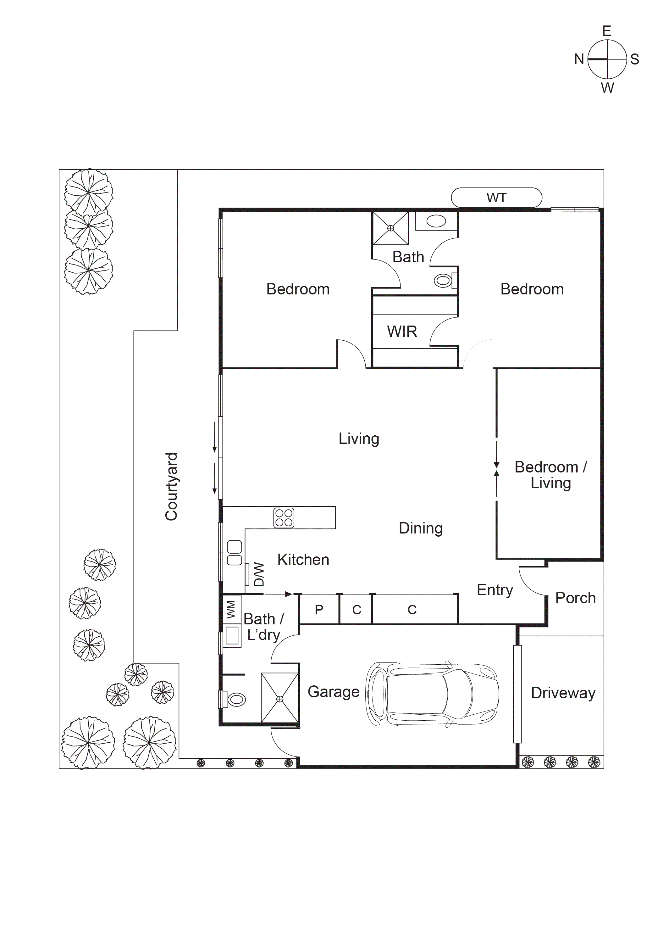 2/23 Dega Avenue, Bentleigh East VIC 3165 - Floorplan