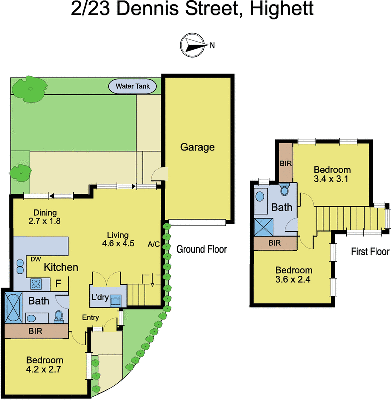 2/23 Dennis Street, Highett VIC 3190 - Floorplan
