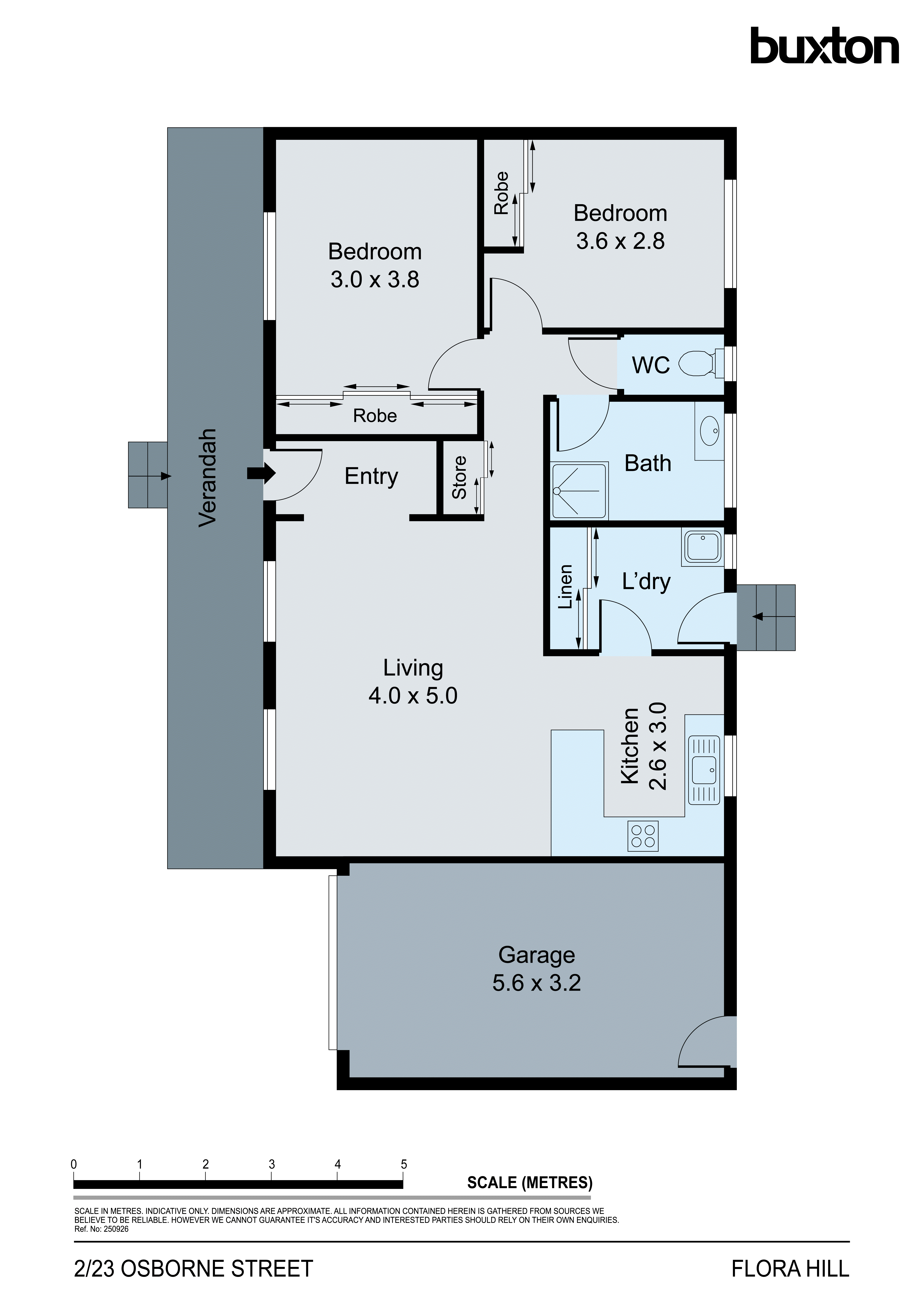 2/23 Osborne Street, Flora Hill VIC 3550 - Floorplan