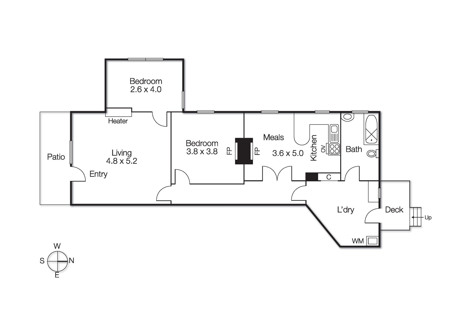 2/23 Sandham Street, Elsternwick VIC 3185 - Floorplan