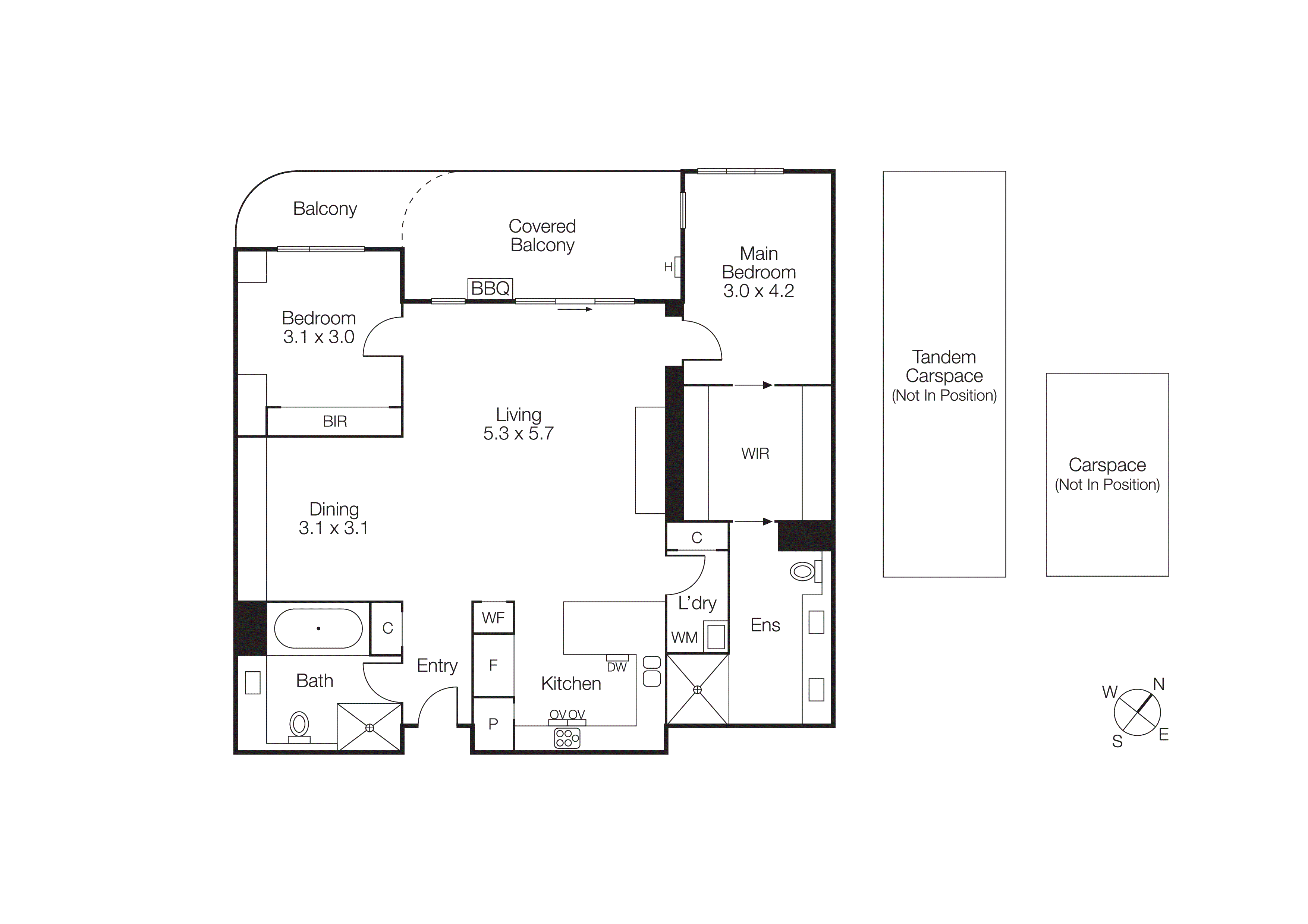 22/3 Seisman Place, Port Melbourne VIC 3207 - Floorplan
