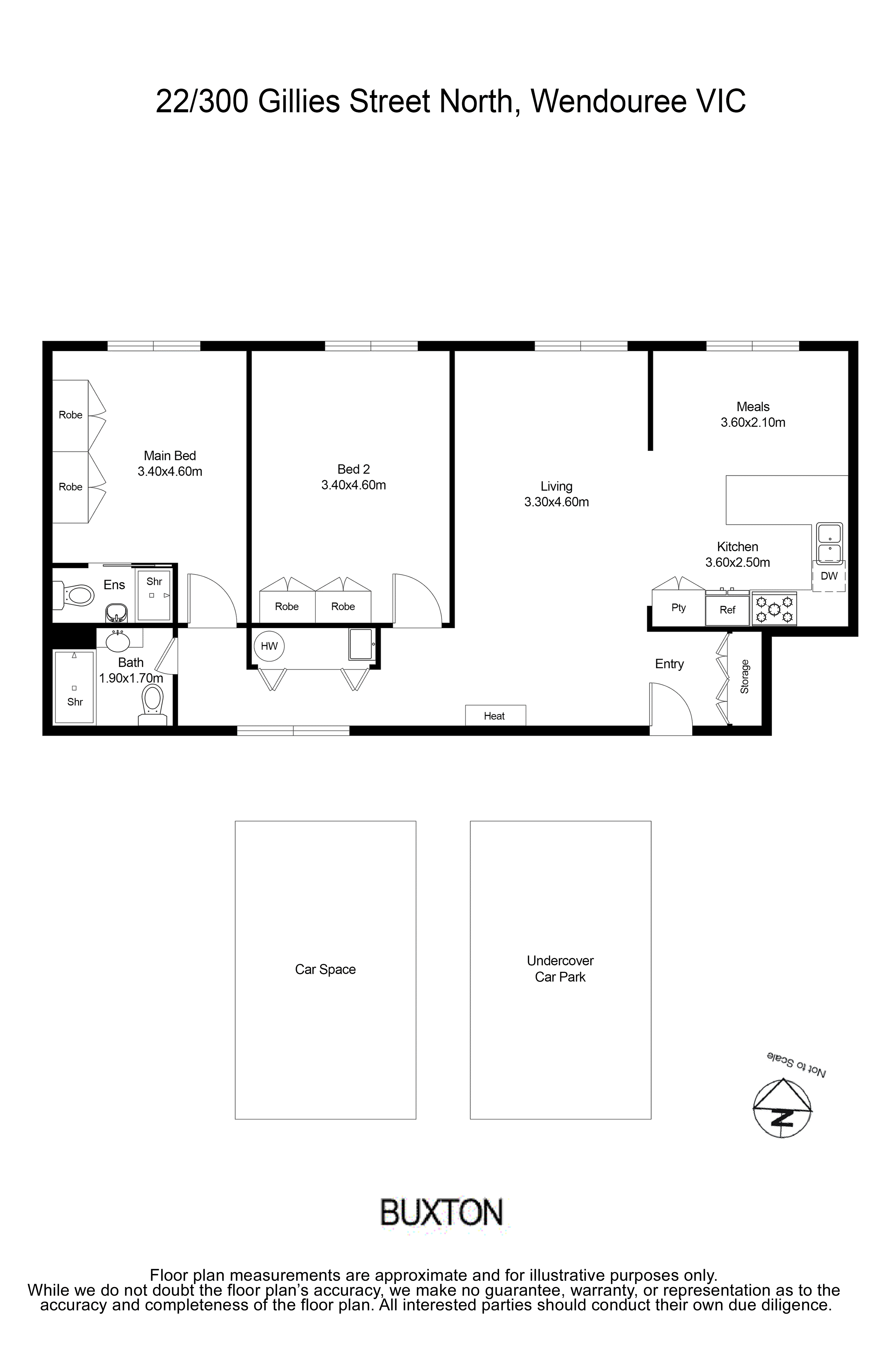 22/300 Gillies Street North, Wendouree VIC 3355 - Floorplan