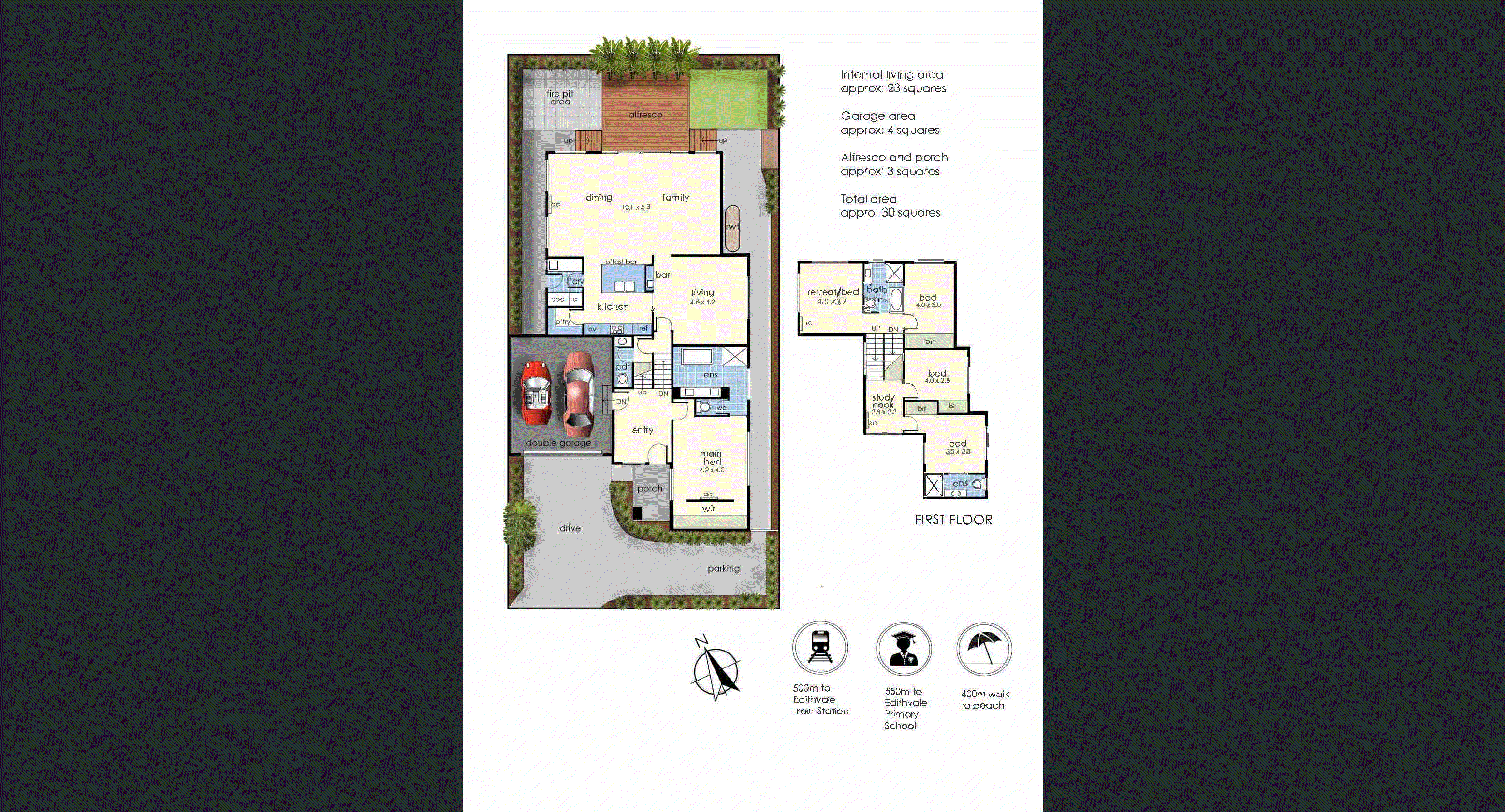 2/236 Station Street, Edithvale VIC 3196 - Floorplan