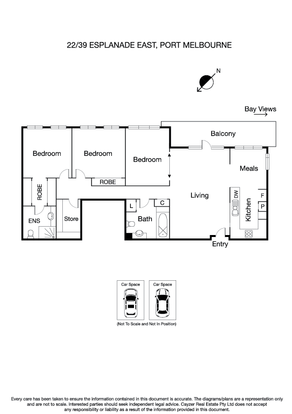 22/39 Esplanade East, PORT MELBOURNE VIC 3207 - Floorplan