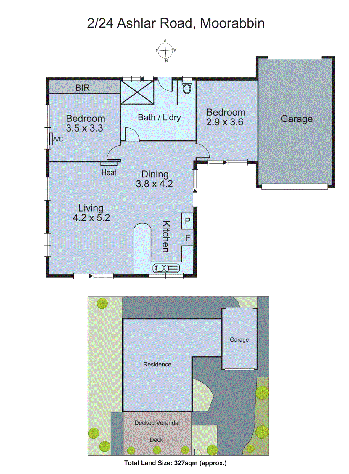 2/24 Ashlar Road, Moorabbin VIC 3189 - Floorplan