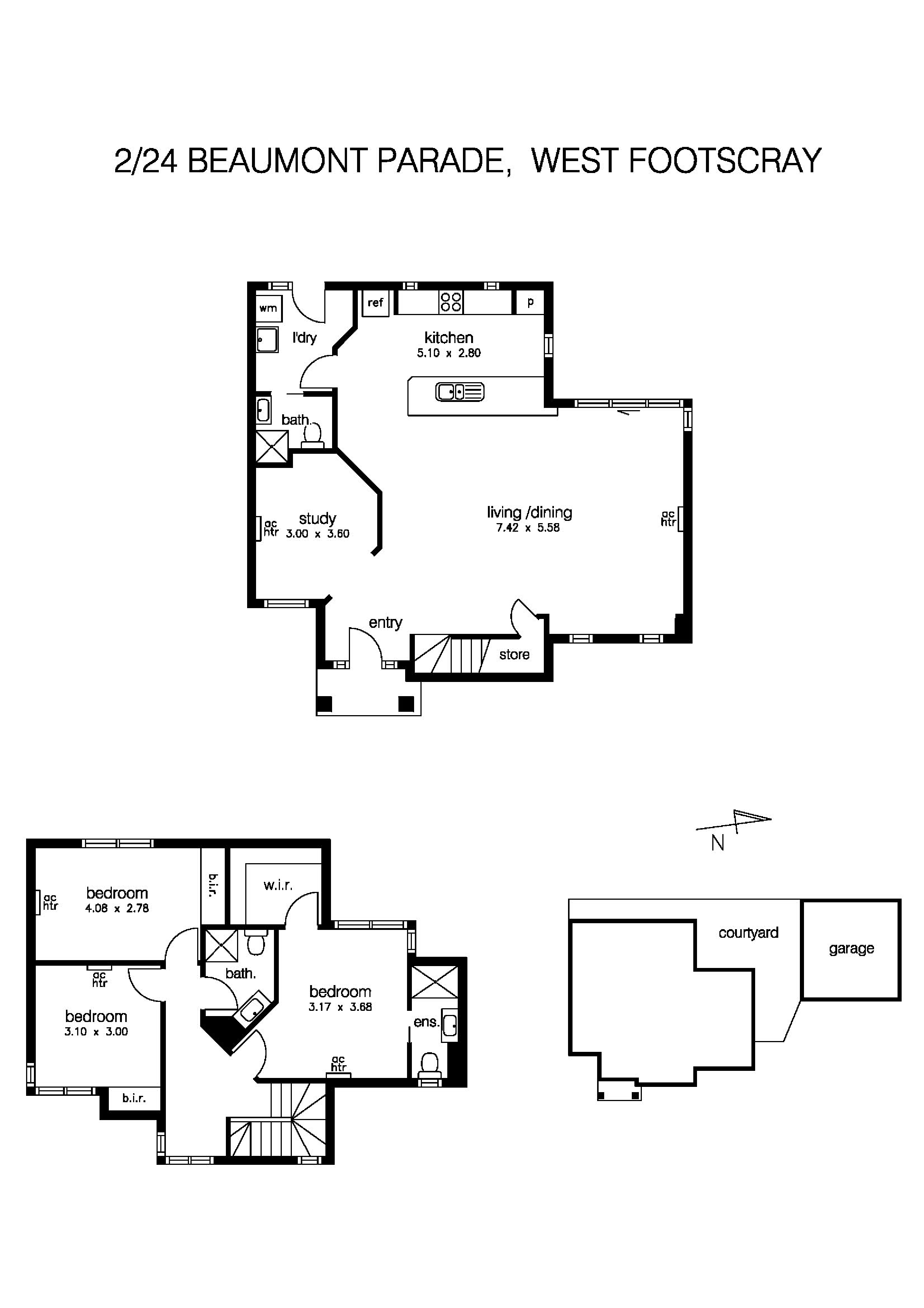 2/24 Beaumont Parade, WEST FOOTSCRAY VIC 3012 - Floorplan