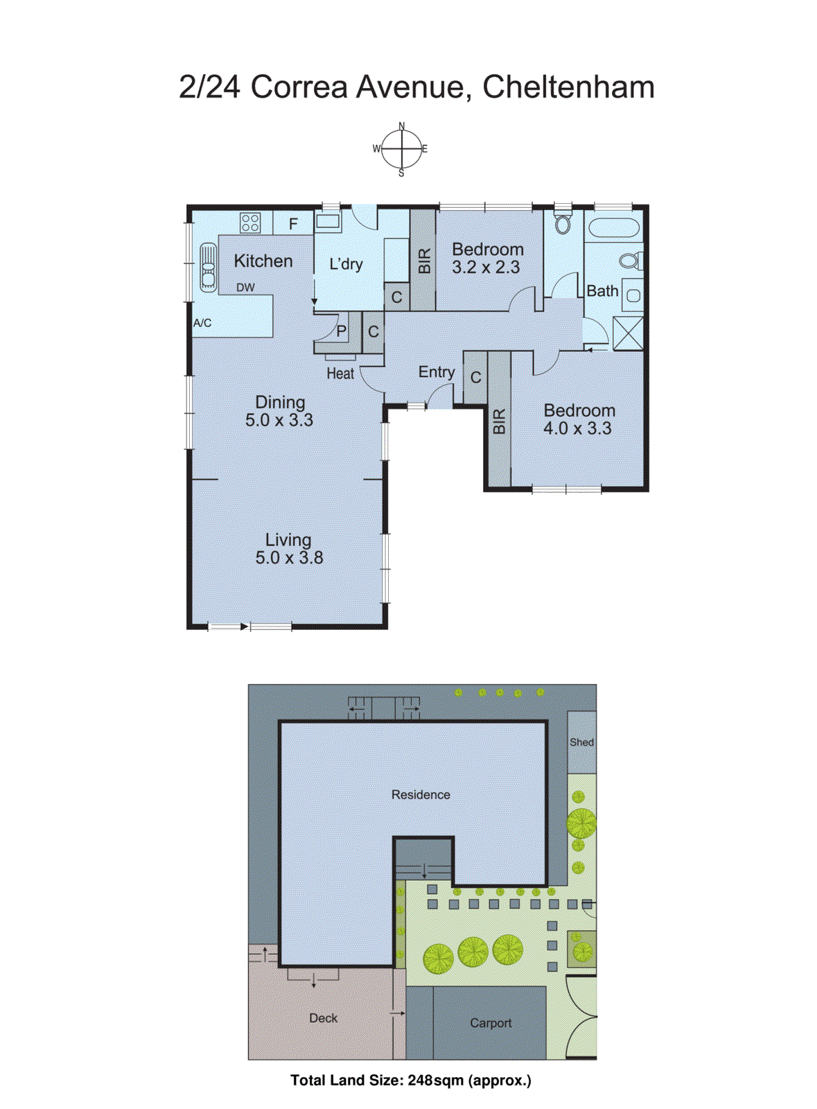 2/24 Correa Avenue, Cheltenham VIC 3192 - Floorplan
