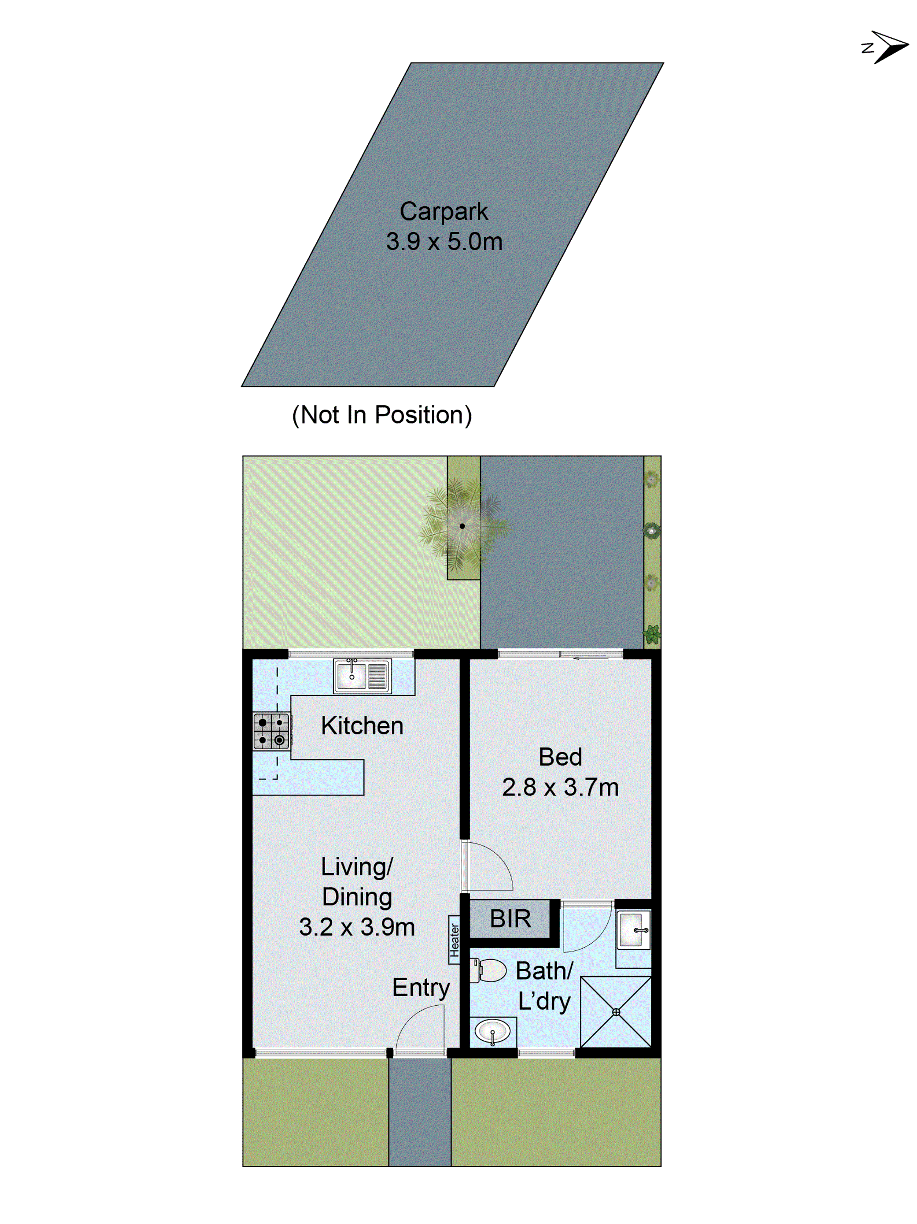 2/24 Elizabeth Street, Geelong West VIC 3218 - Floorplan