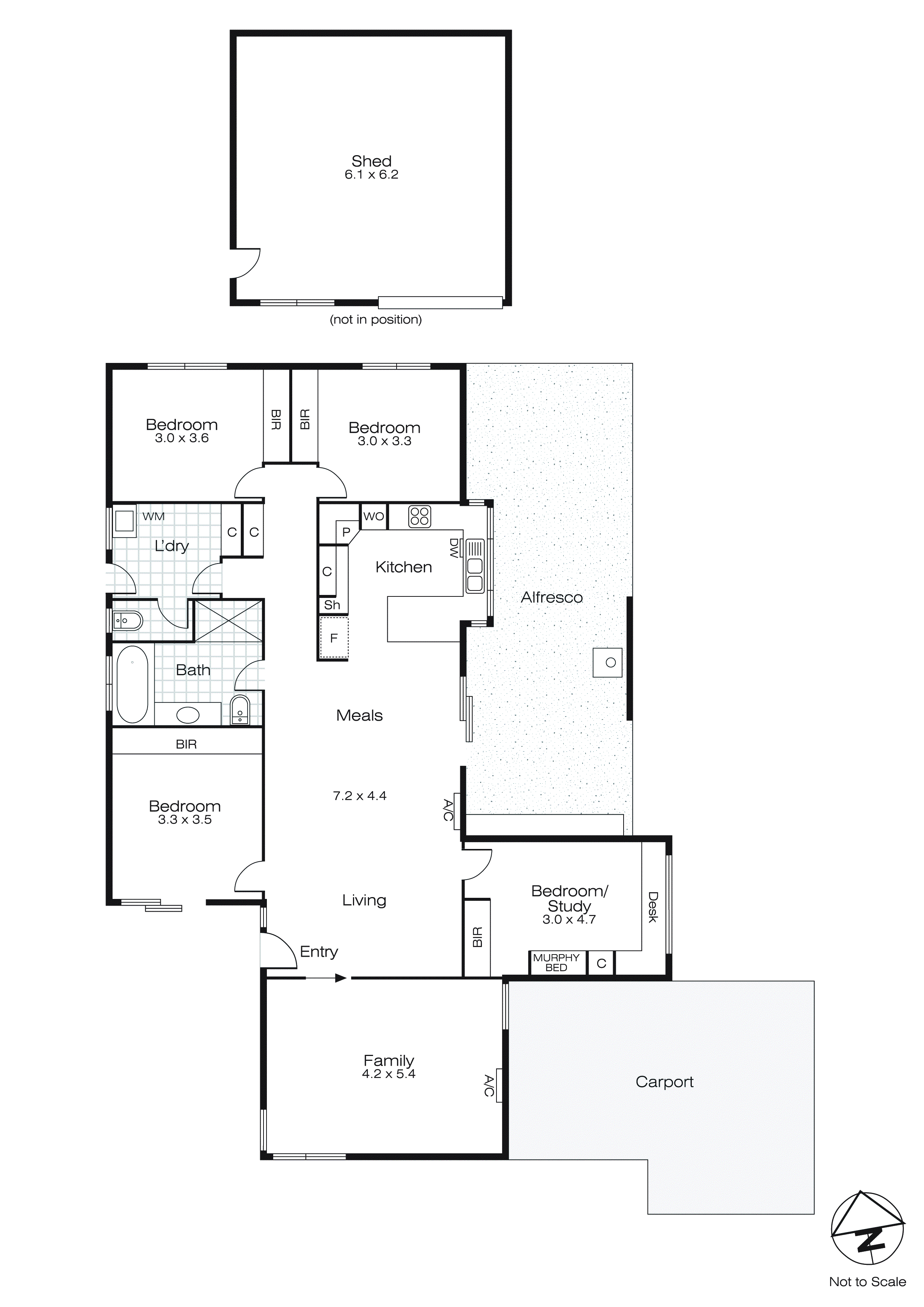 224 Greenhalghs Road, Delacombe VIC 3356 - Floorplan